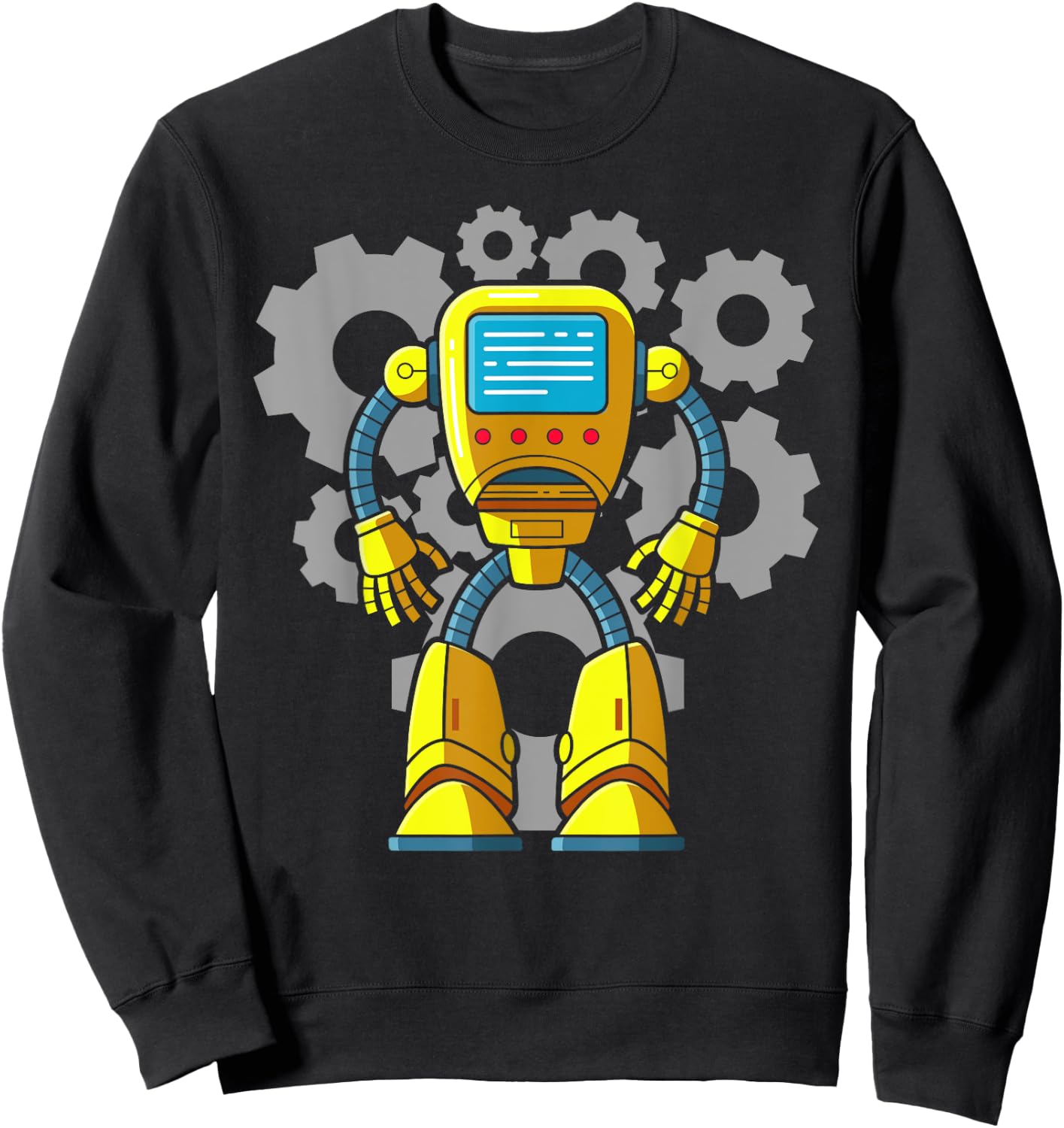 Robotik Kinder Roboter Kostüm Jungen Sweatshirt - Sweatshirt | Black