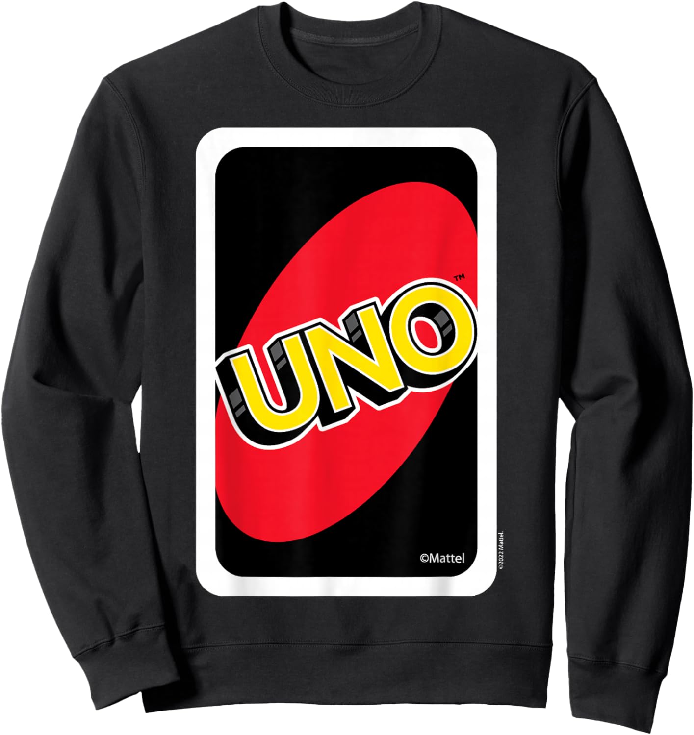 UNO - Card Back , black Sweatshirt - Sweatshirt | Black
