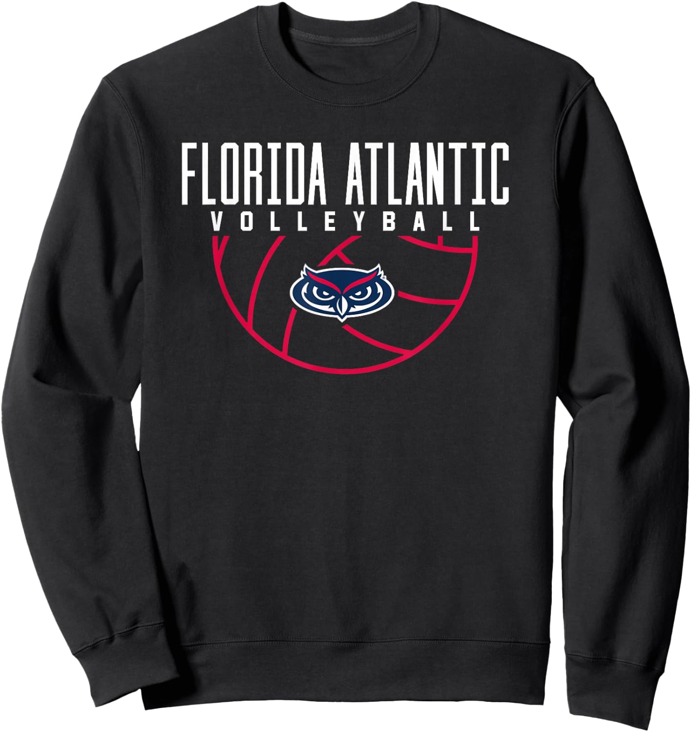 Florida Atlantic University FAU Owls Volleyball Sweatshirt - Sweatshirt | Black
