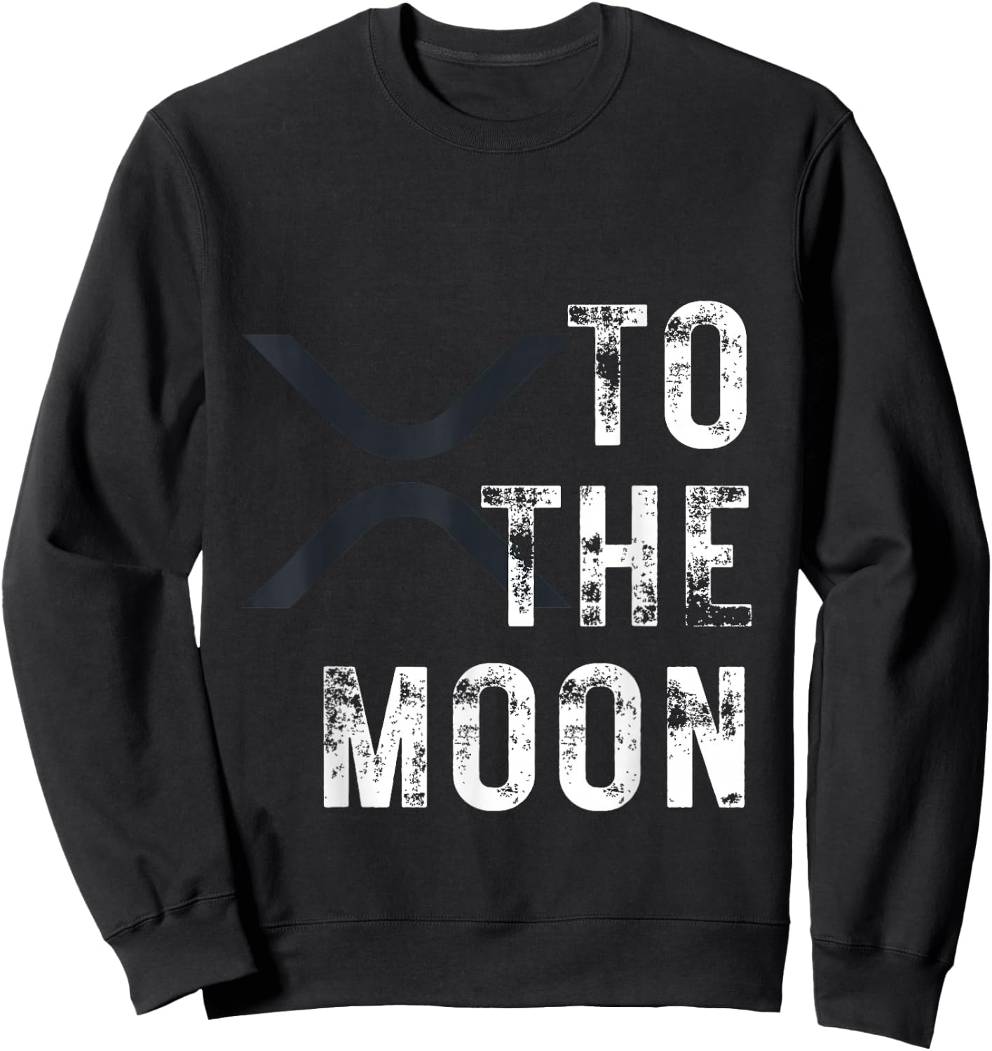 XRP Coin To The Moon XRP Crypto Sweatshirt - Sweatshirt | Black