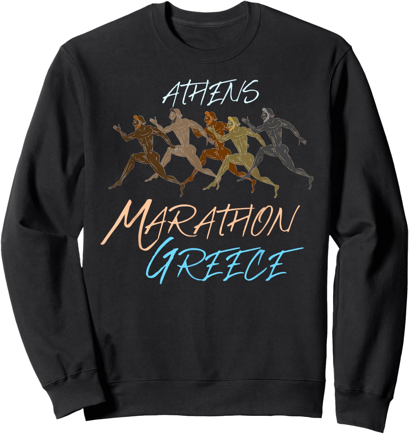 Athens - Marathon - Greece Sweatshirt - Sweatshirt | Black