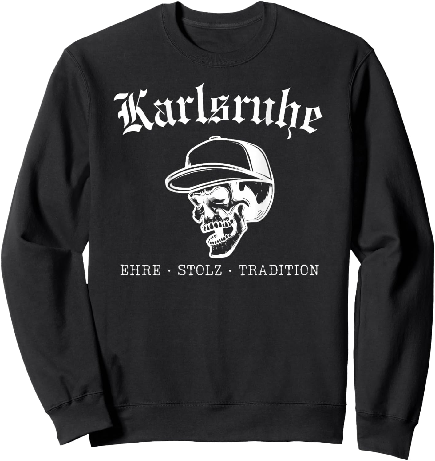 Karlsruhe Ehre & Stolz Fussball Ultras Sweatshirt - Sweatshirt | Black