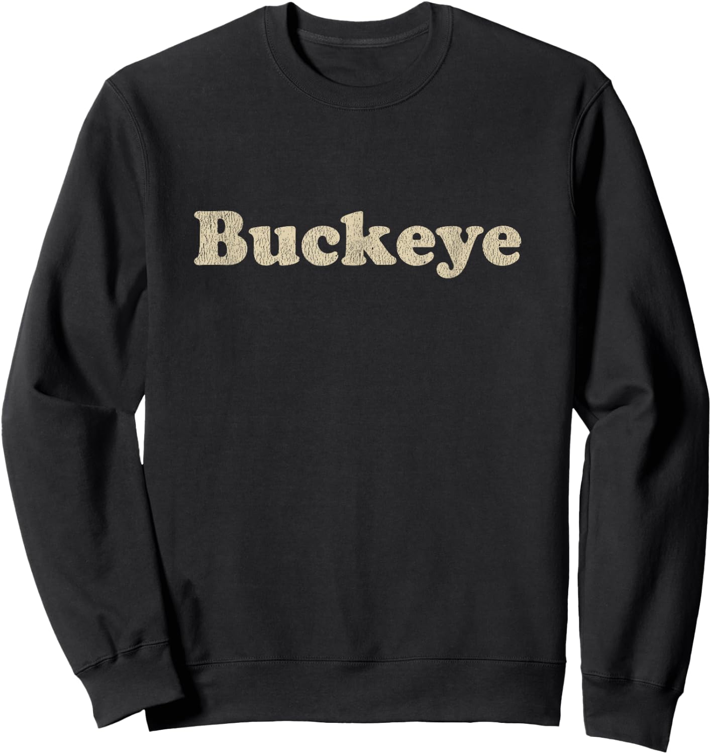 Ohio Vintage 70s US State Pride Throwback Sweatshirt - Sweatshirt | Black