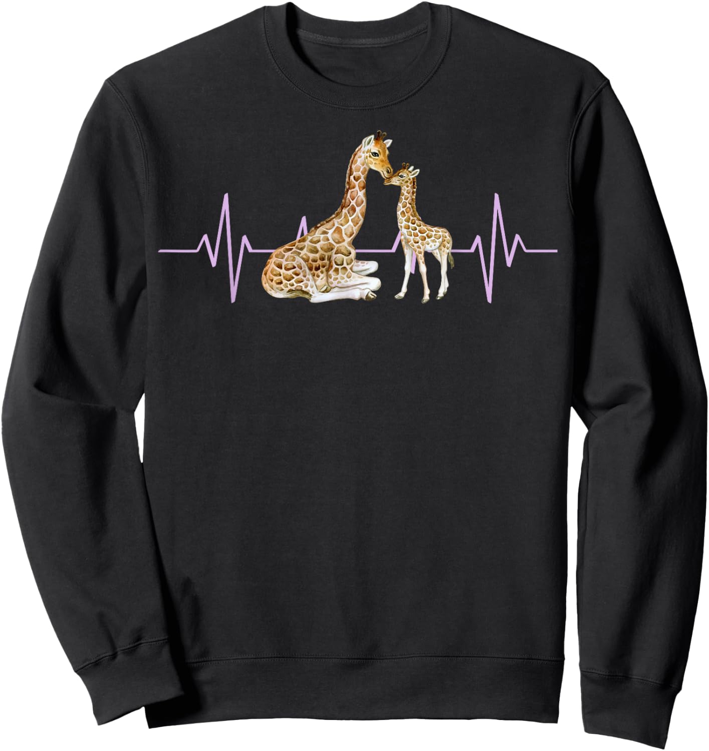 Giraffe Safari Giraffe Lovers Sweatshirt - Sweatshirt | Black