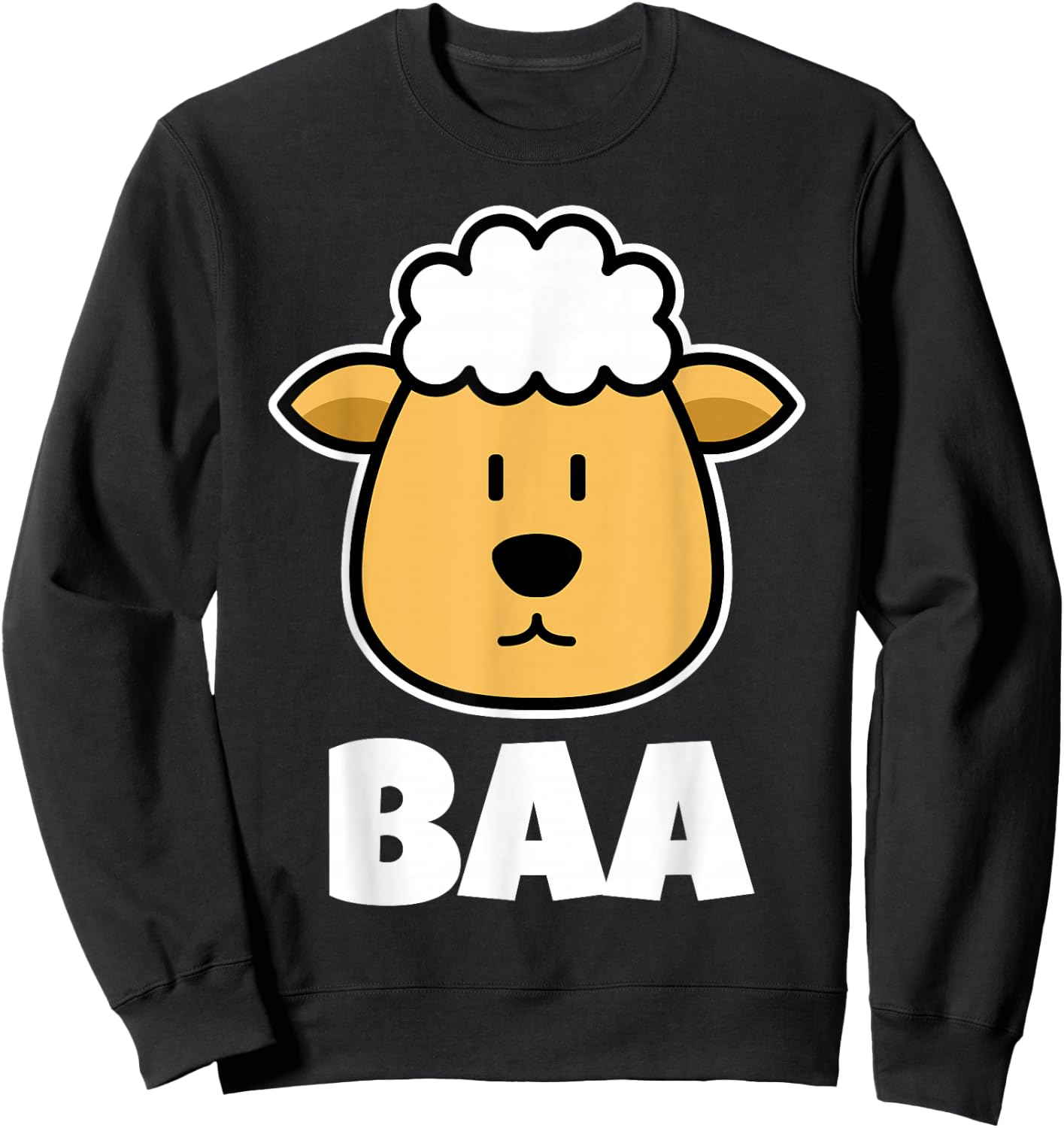 BAA Sheep Stuff | Sheep Lover Stuff | Kids Sheep Sweatshirt - Sweatshirt | Black