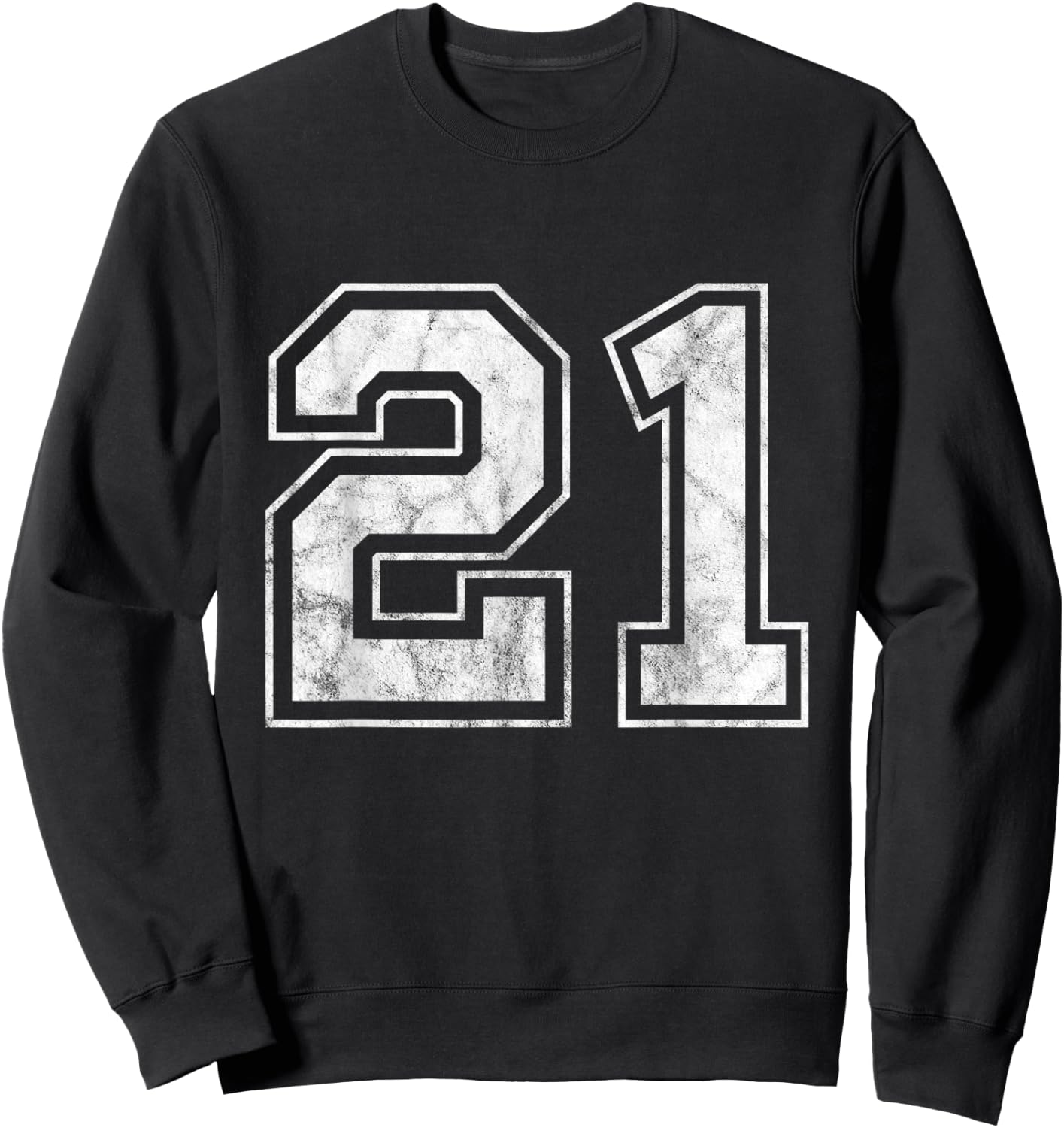 Number 21 Sweatshirt - Sweatshirt | Black