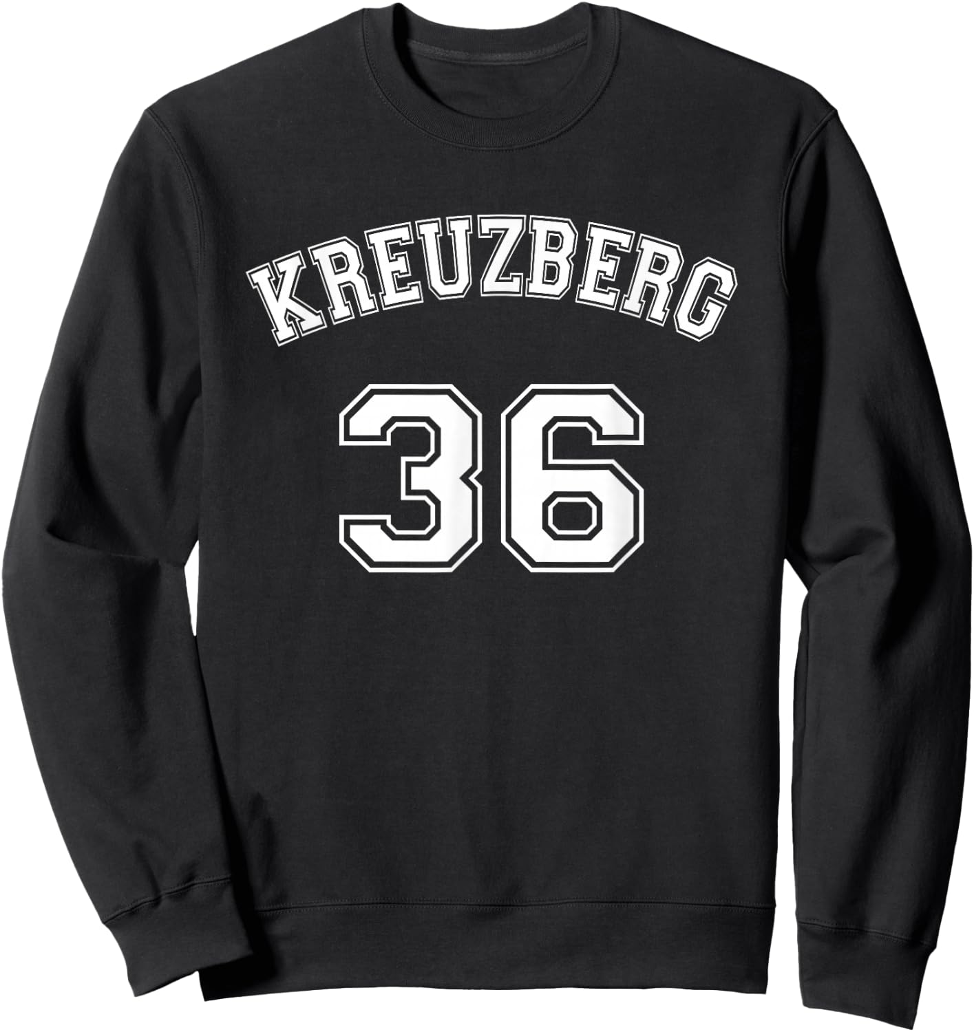 Kreuzberg 36 - Schwarzes Nostalgie Design Berliner Bezirk Sweatshirt - Sweatshirt | Black