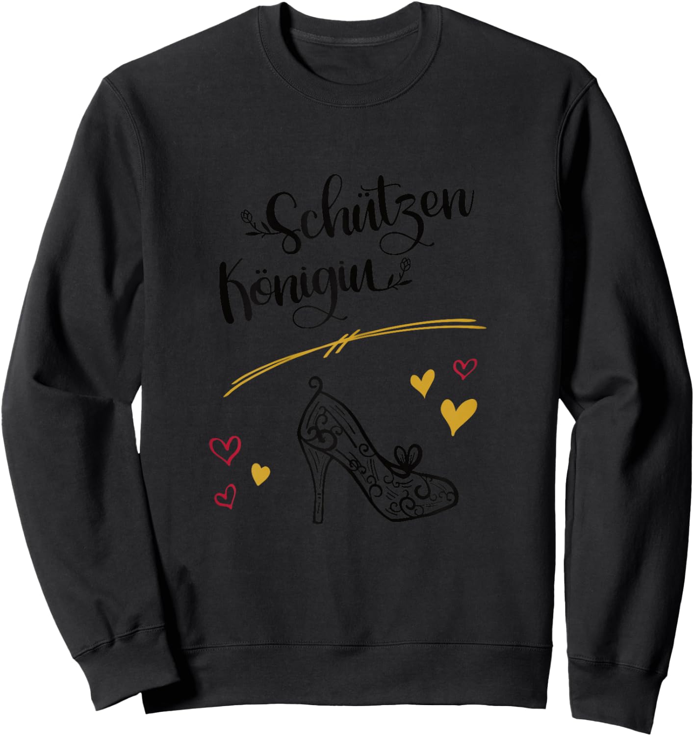Königin Schützenfest Schützenkönigin Verein Schützenkönig Sweatshirt - Sweatshirt | Black