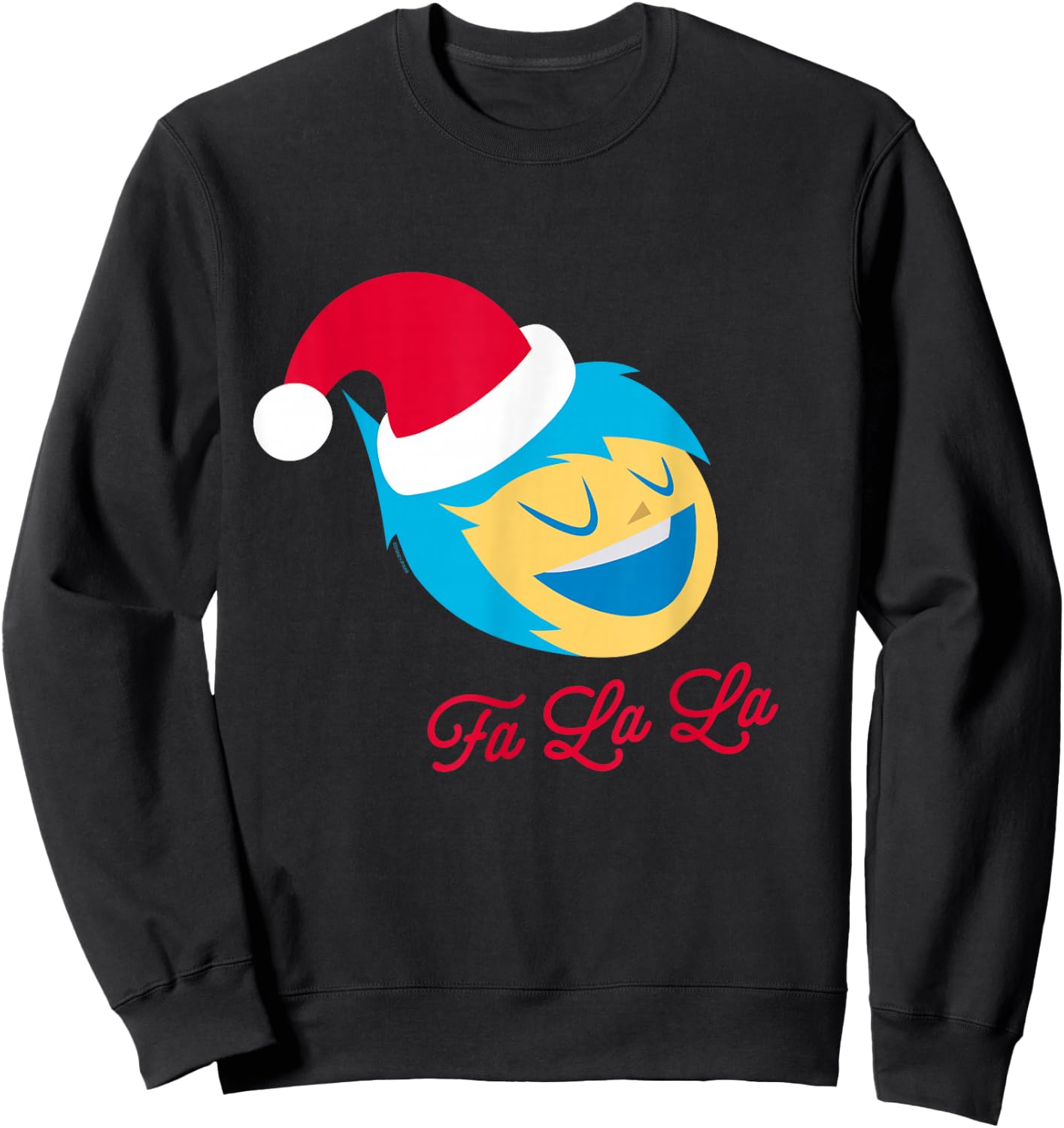 Disney and Pixar’s Inside Out 2 Christmas Fa La La Santa Joy Sweatshirt - Sweatshirt | Black