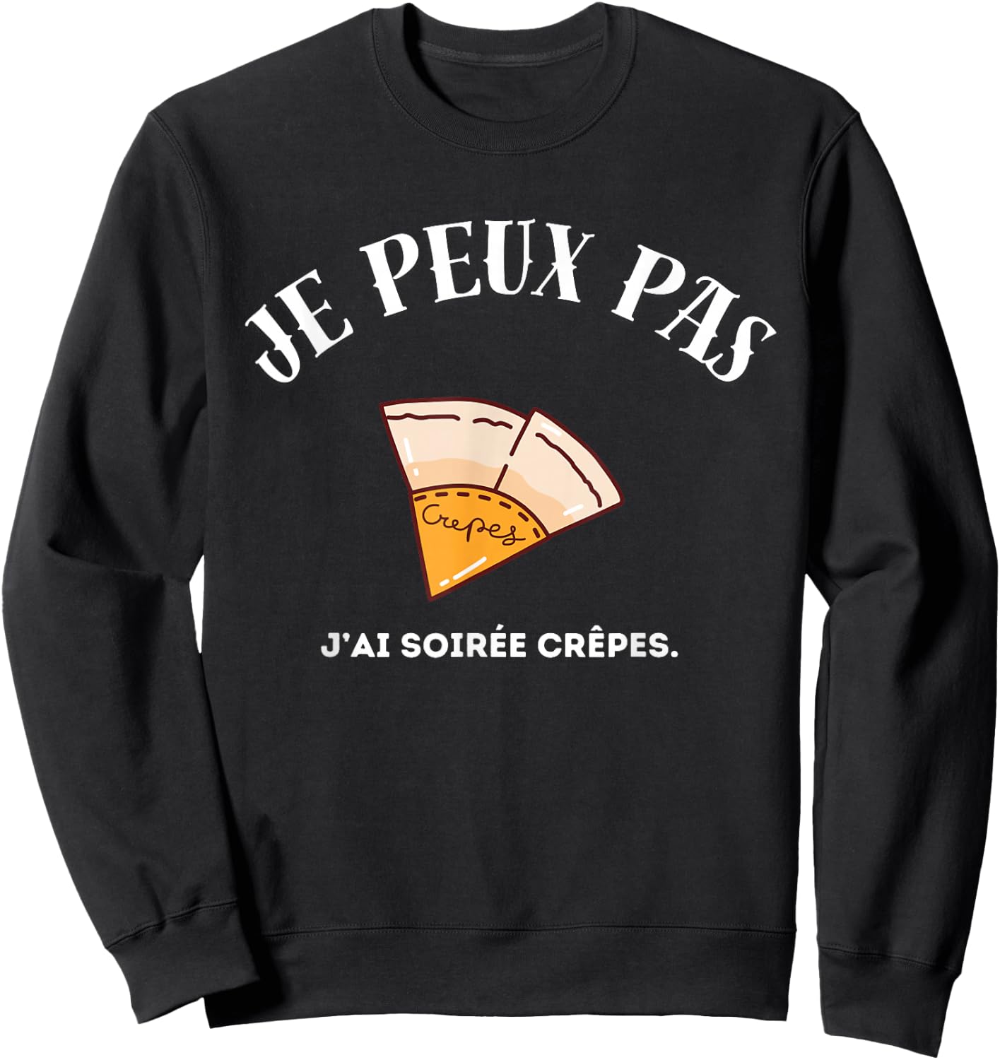 I can't, I have pancake party. Sweatshirt - Sweatshirt | Black