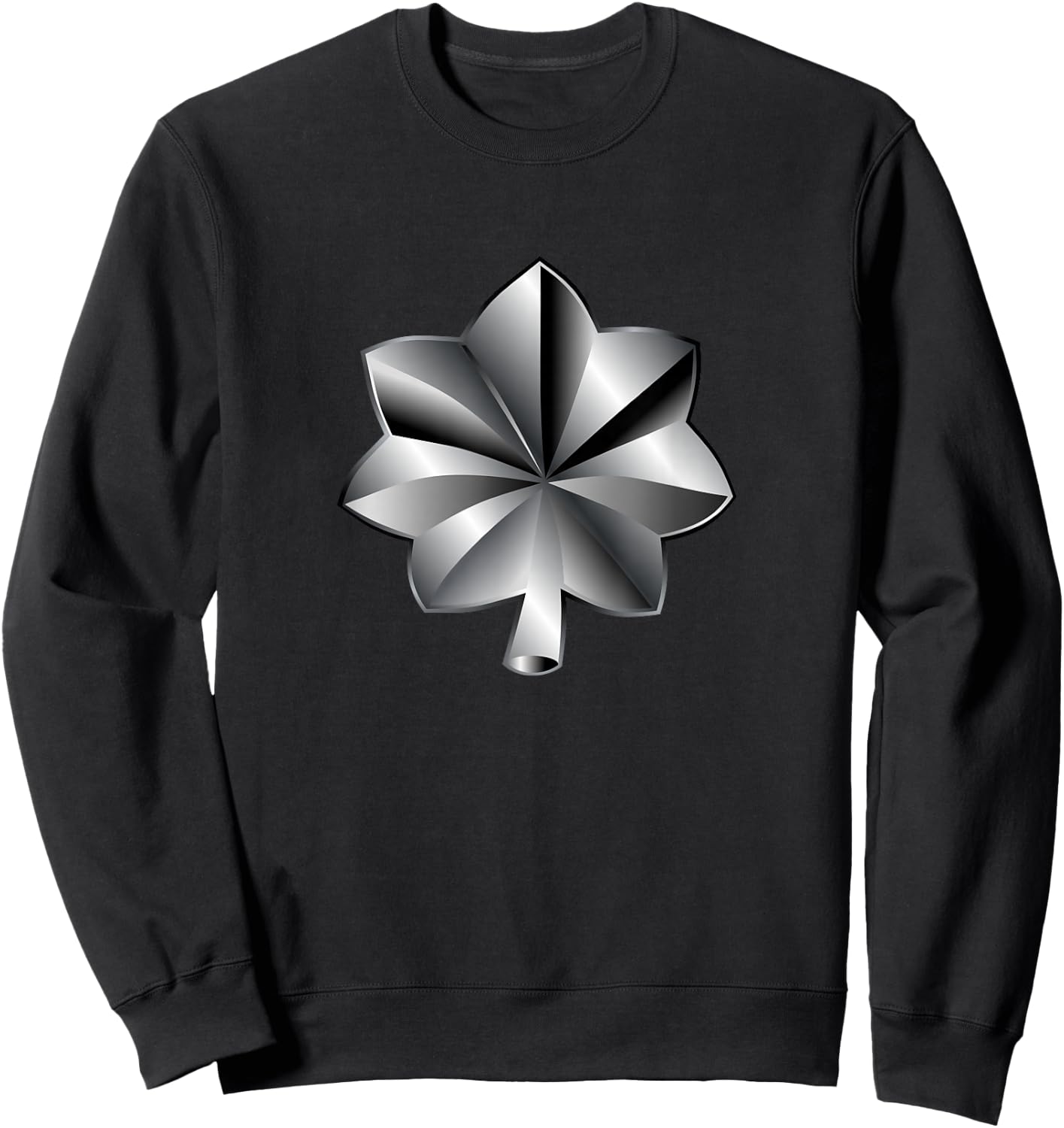 US Army Rank - Lieutenant Colonel (O-5) - LTC centered Sweatshirt - Sweatshirt | Black