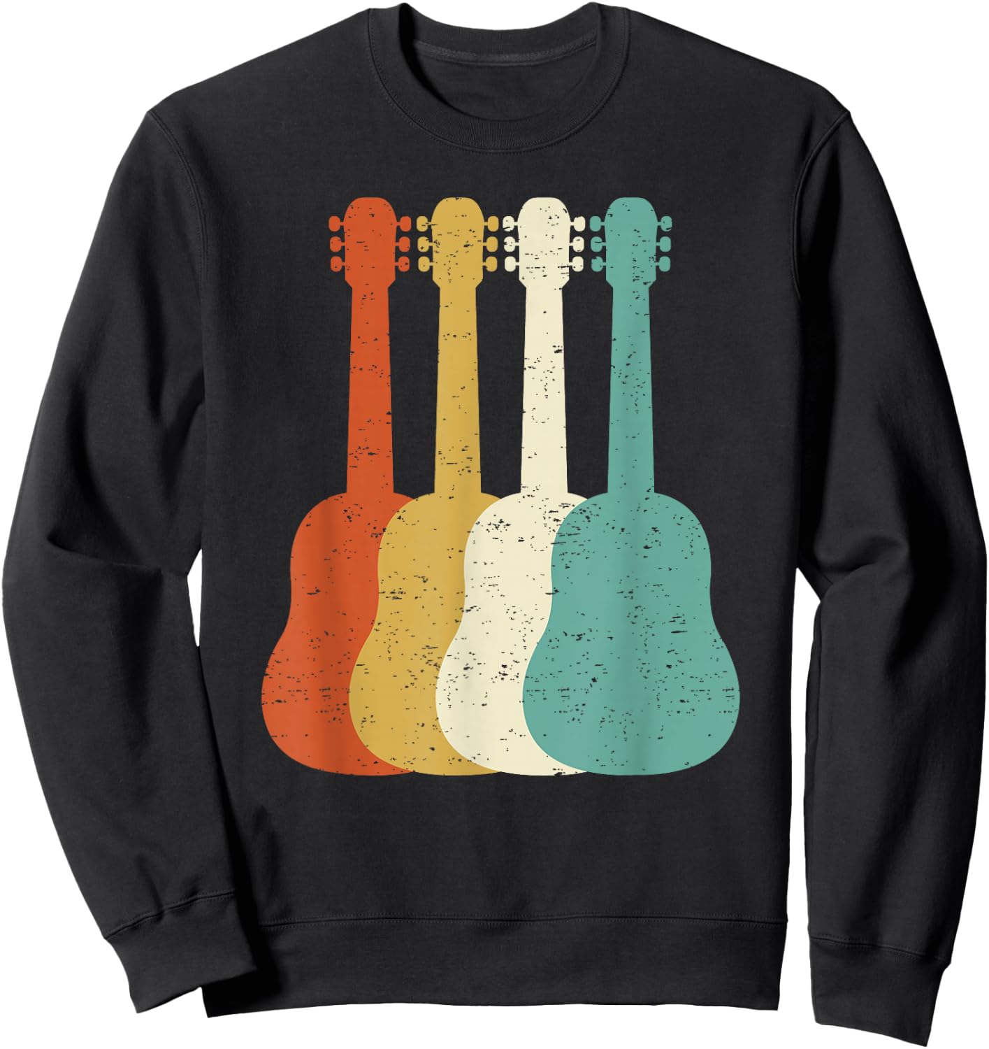 Retro Guitar Player Saying Guitarist I Vintage Guitars Sweatshirt - Sweatshirt | Black