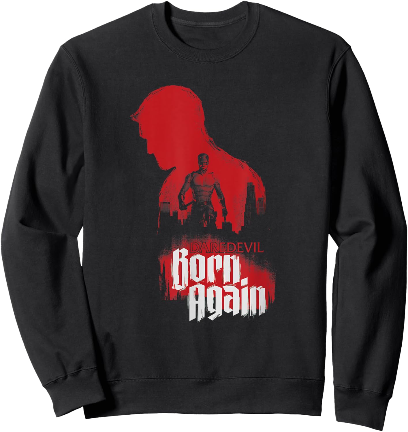 Daredevil Born Again Red Shadow Sweatshirt - Sweatshirt | Black
