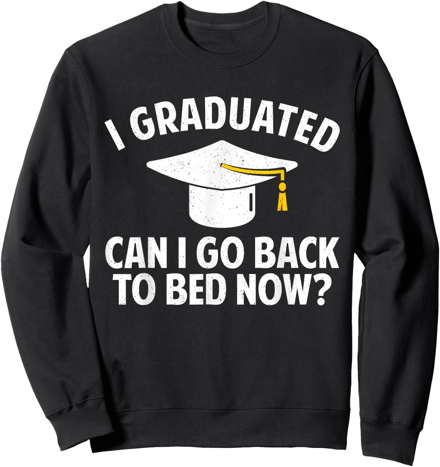 Funny Graduation Art Women Masters Degree Draduation Sweatshirt - Sweatshirt | Black
