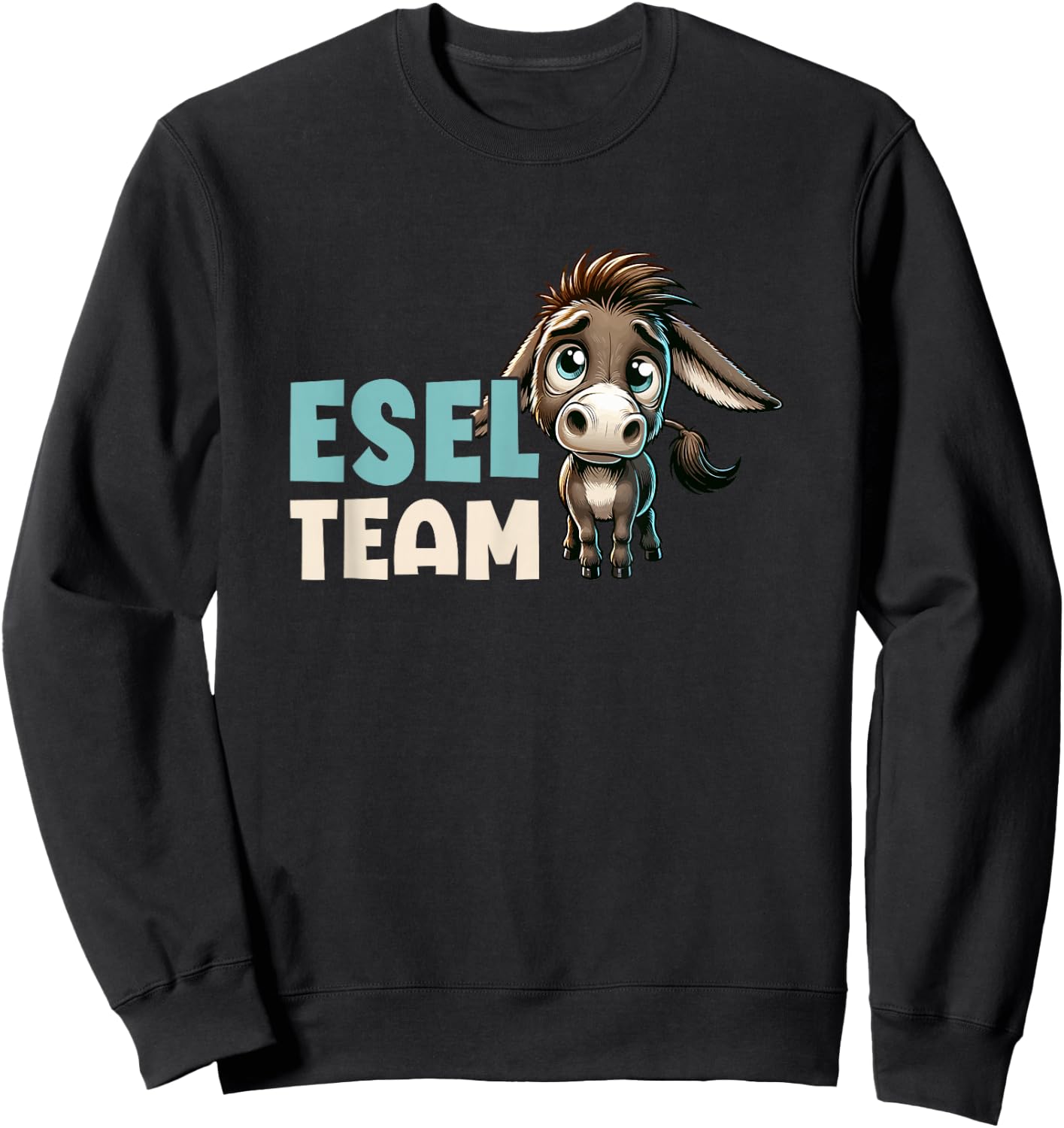 Donkey Team Donkey Farm Agriculture House Donkey Sweatshirt - Sweatshirt | Black