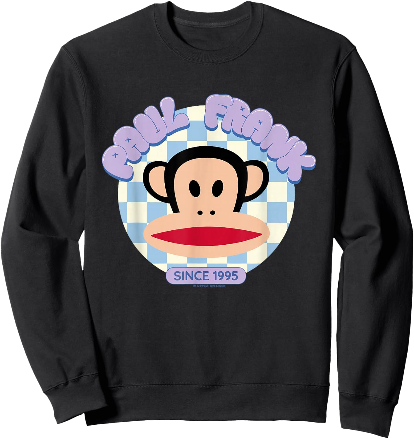 Paul Frank Julius Bubble Text Seit 1995 Sweatshirt - Sweatshirt | Black