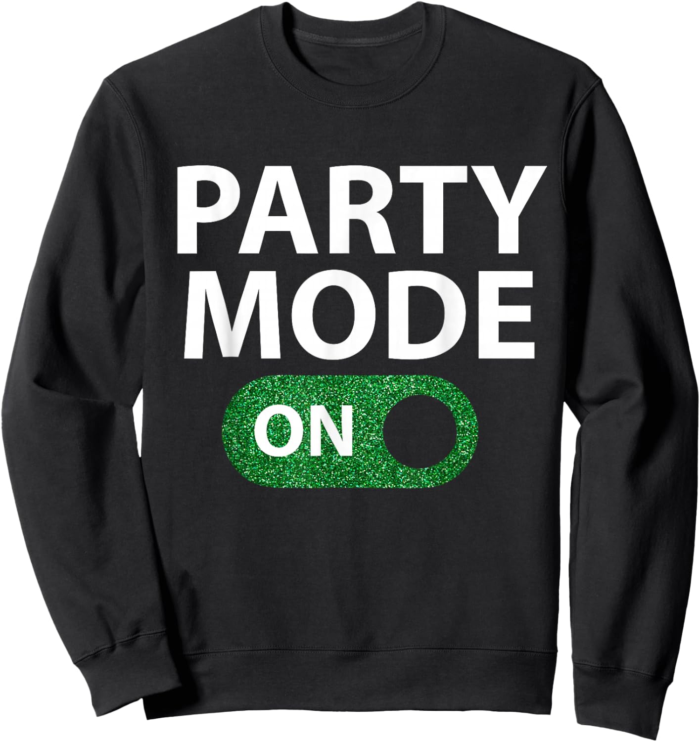 Party mode, on/off sequin Sweatshirt - Sweatshirt | Black