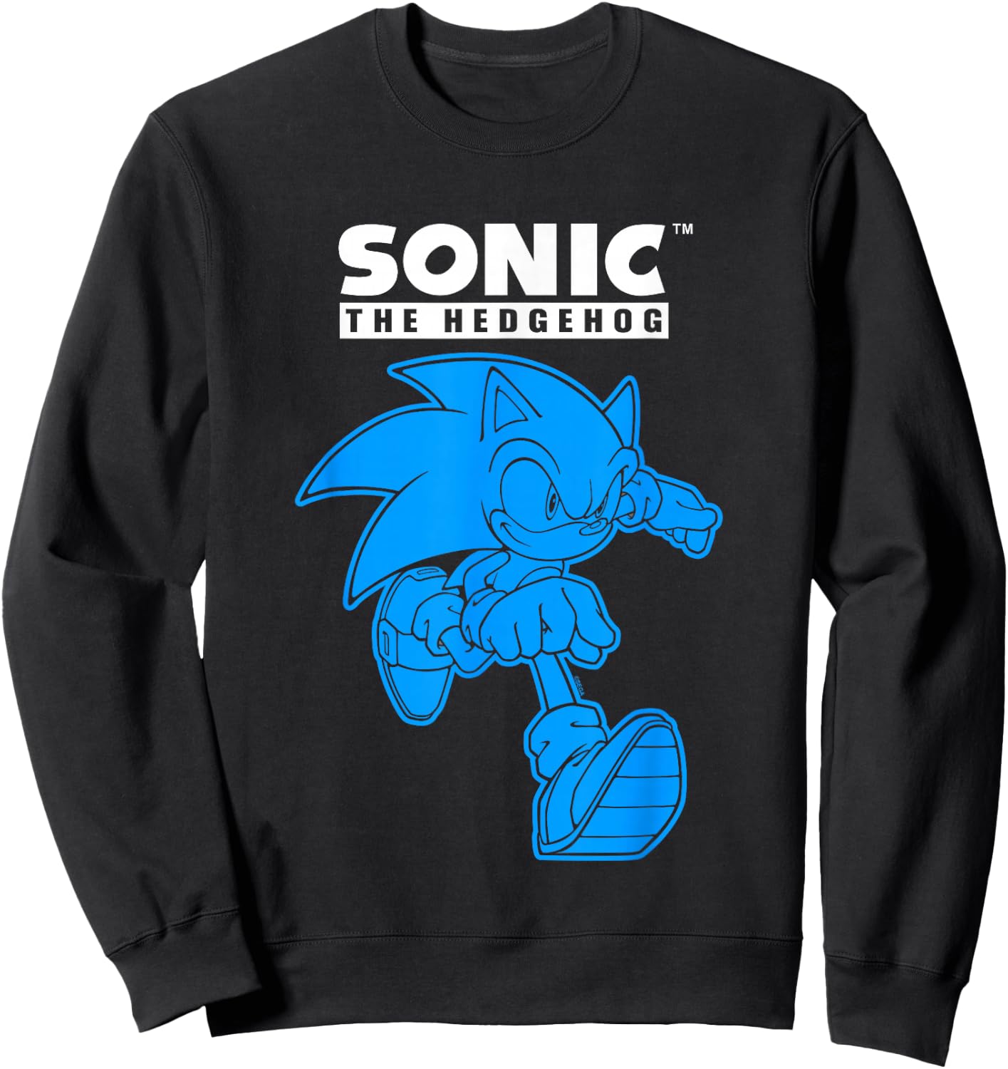 Sonic The Hedgehog Blue Shade Epic Run Portrait Sweatshirt - Sweatshirt | Black