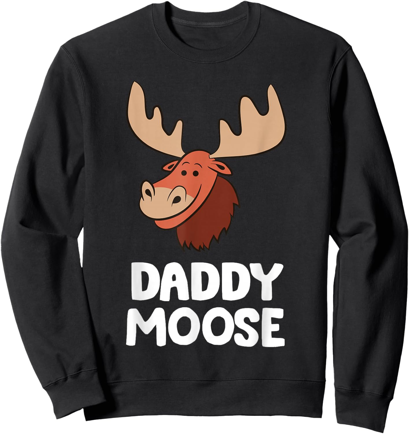 Daddy Moose Sweatshirt - Sweatshirt | Black
