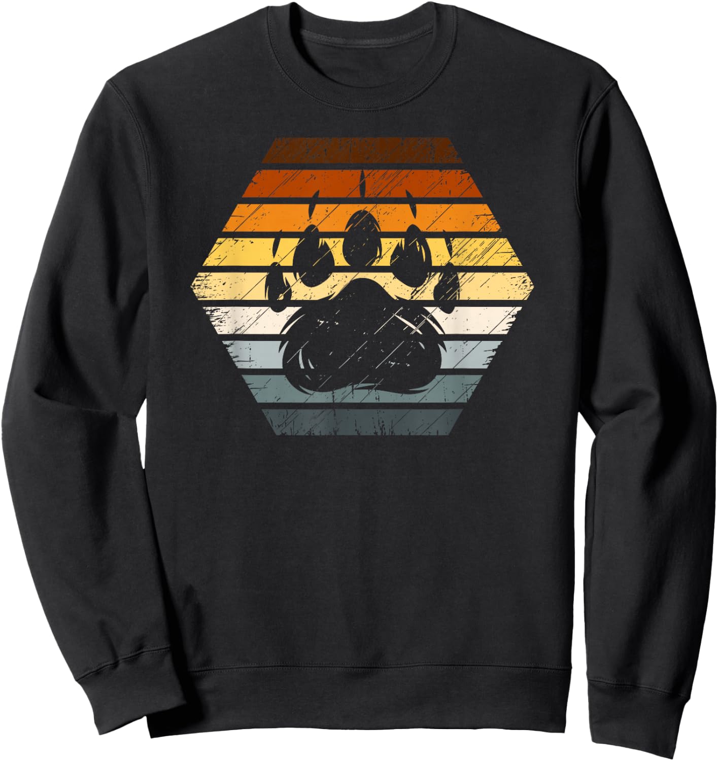Bärentatze, Farben der Bärengemeinschaftsflagge, Gay Bear Sweatshirt - Sweatshirt | Black