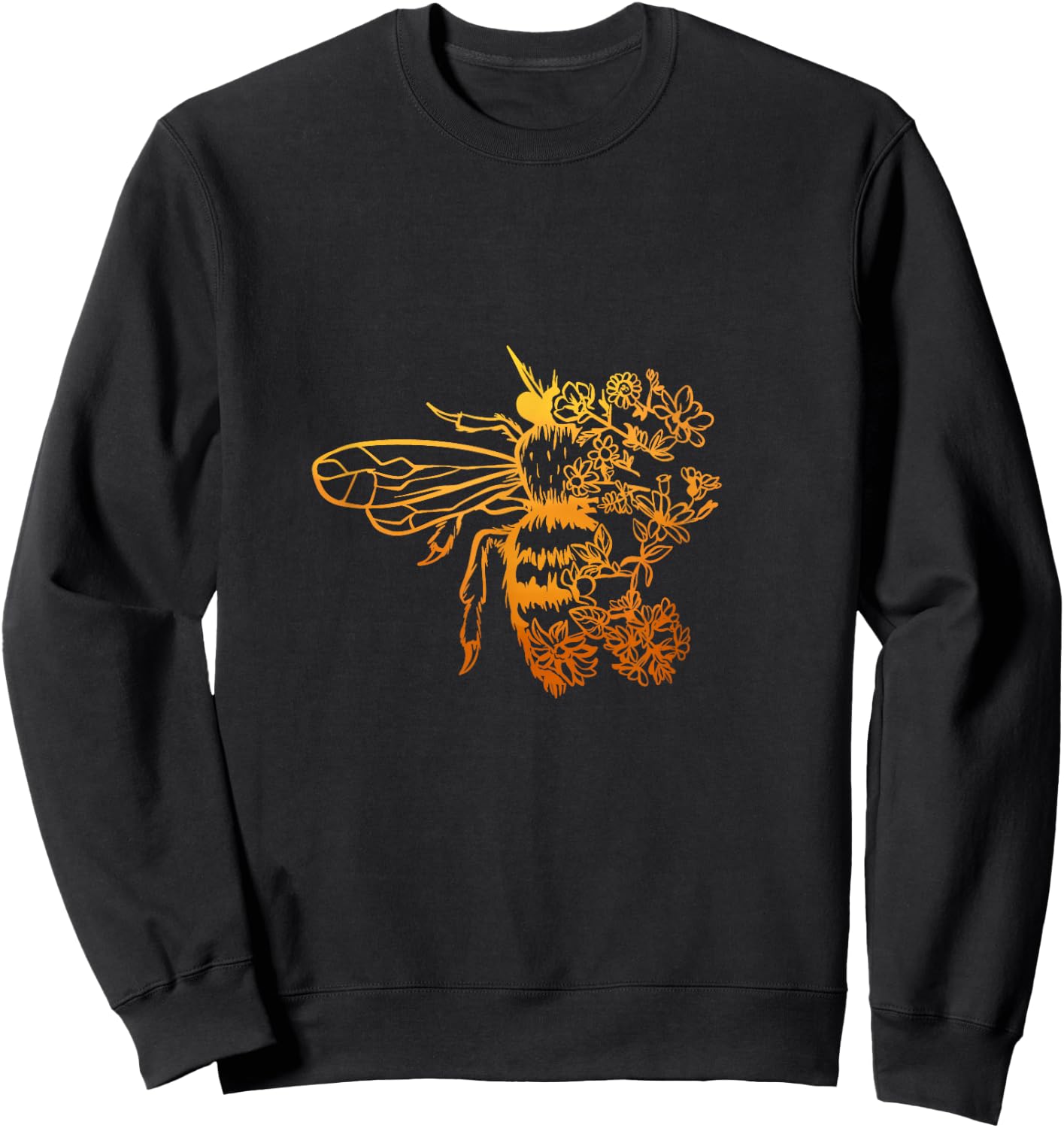 Bee Beekeeper Honeycomb Save Bees Honey Dealer Bee Motif Sweatshirt - Sweatshirt | Black