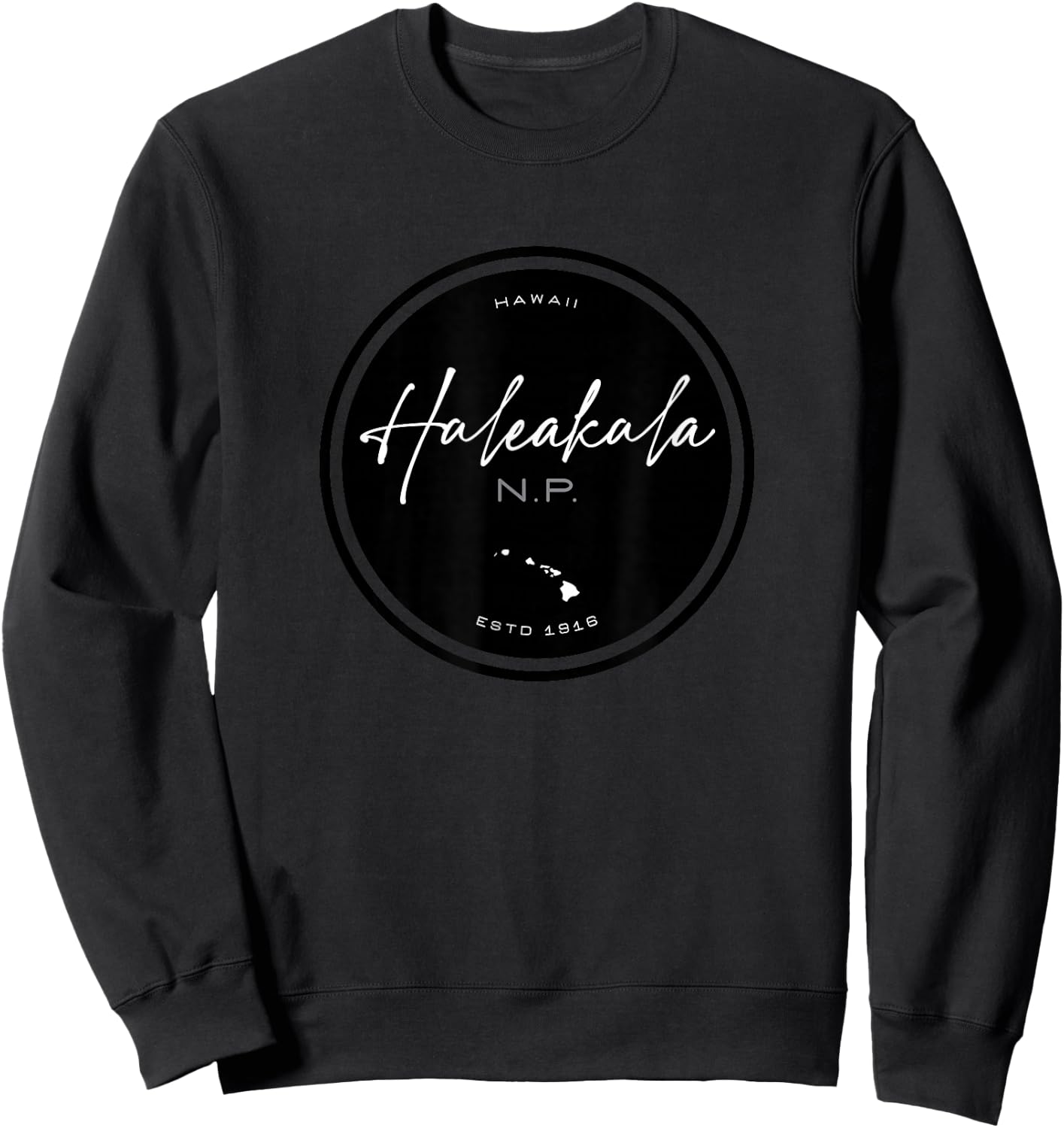 Haleakala National Park Hawaii Graphic Sweatshirt - Sweatshirt | Black