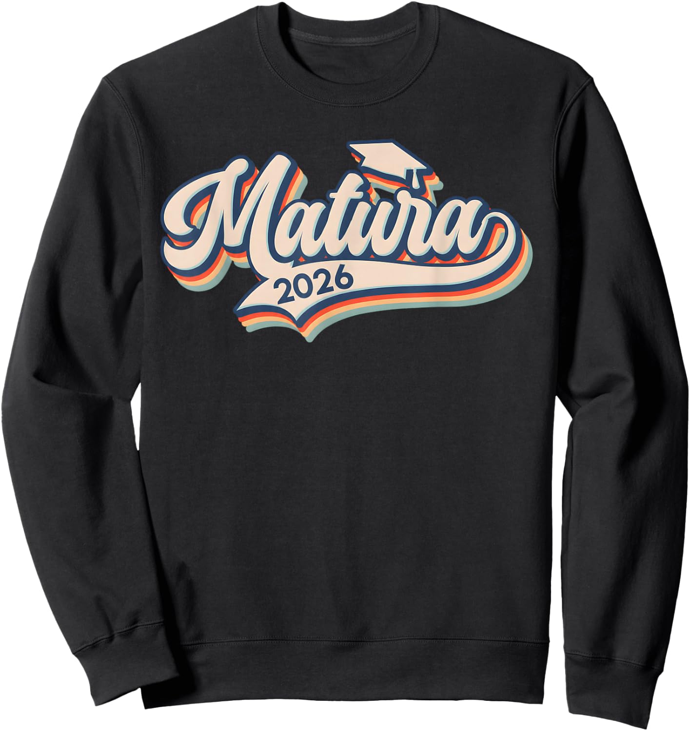 MATURA 2026 Maturanten Vintage Matura Abschluss Sweatshirt - Sweatshirt | Black