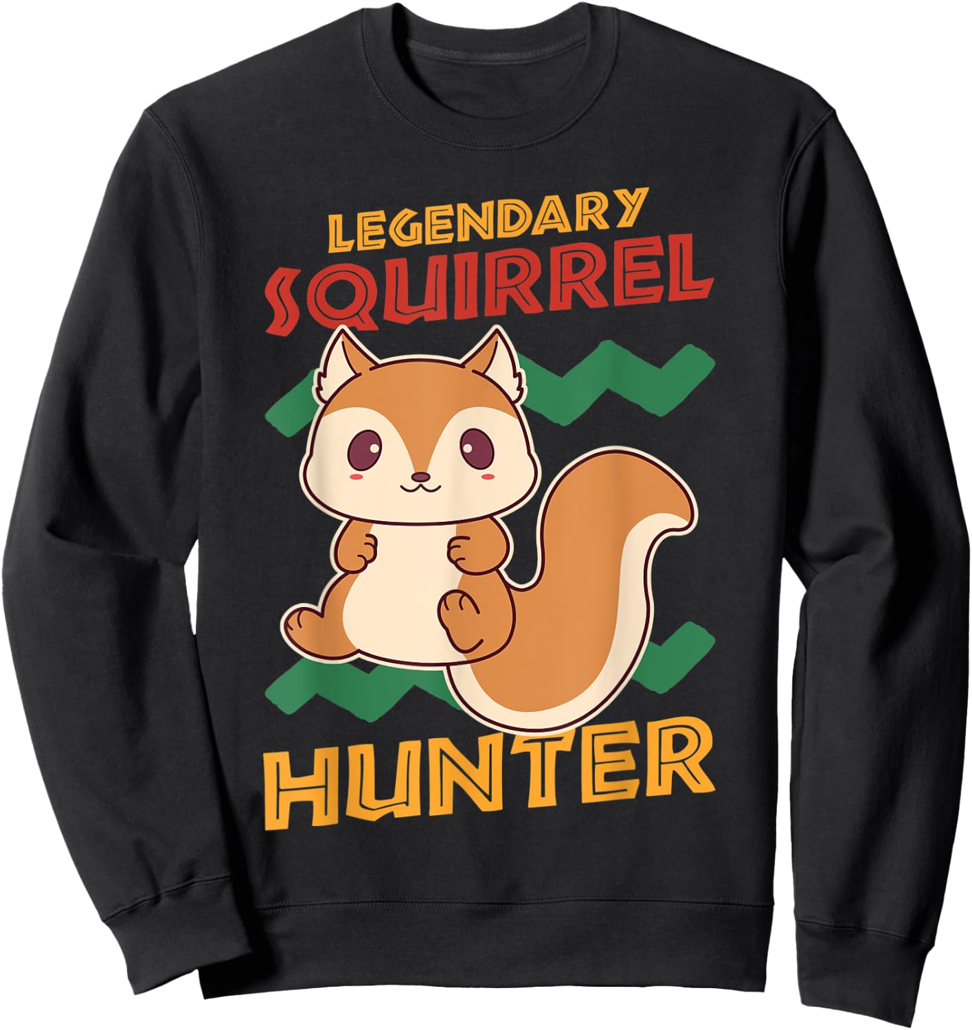 Legendary Squirrel Hunter Sweatshirt - Sweatshirt | Black