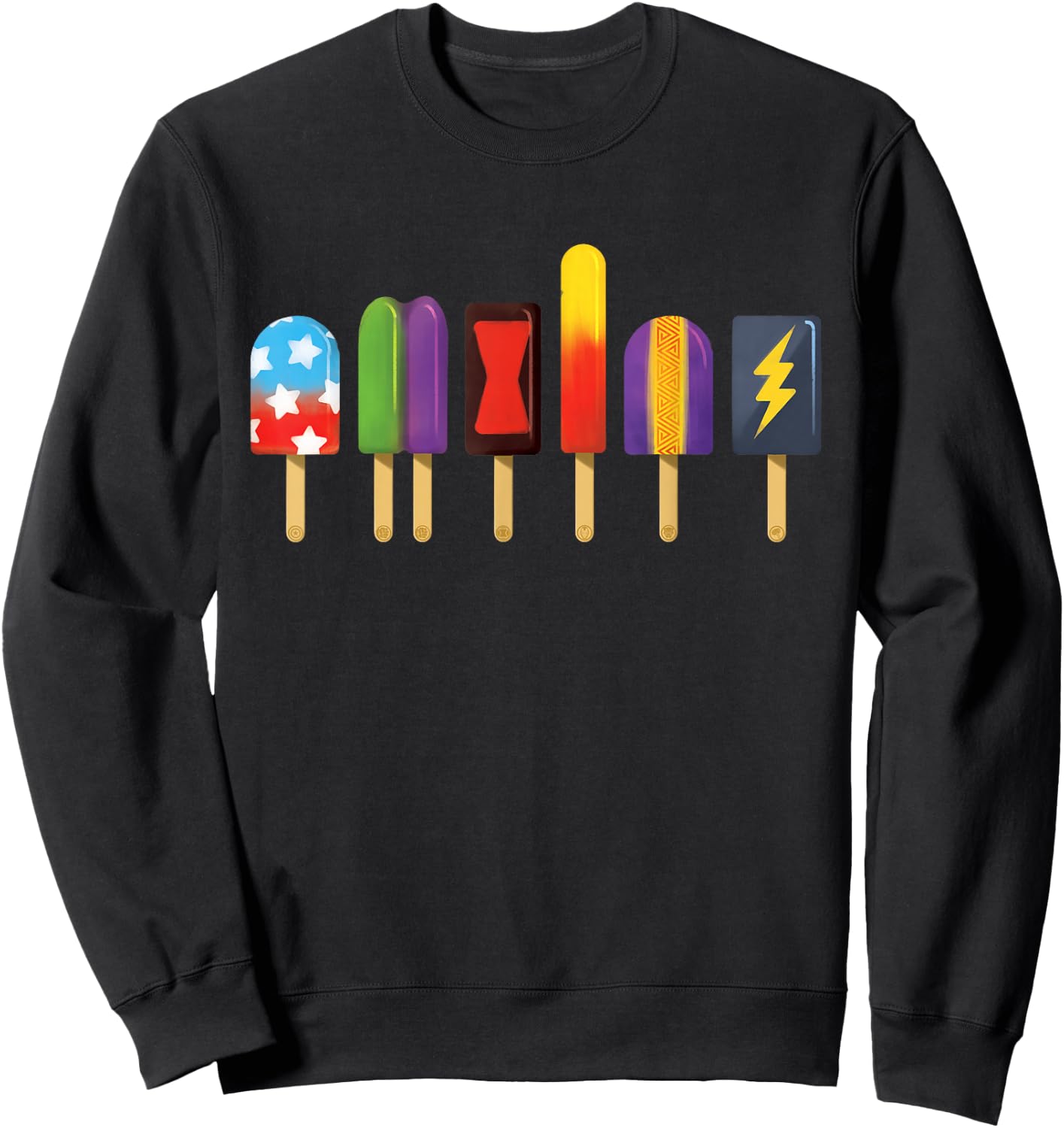 Marvel Avengers Ice Lolly , black Sweatshirt - Sweatshirt | Black