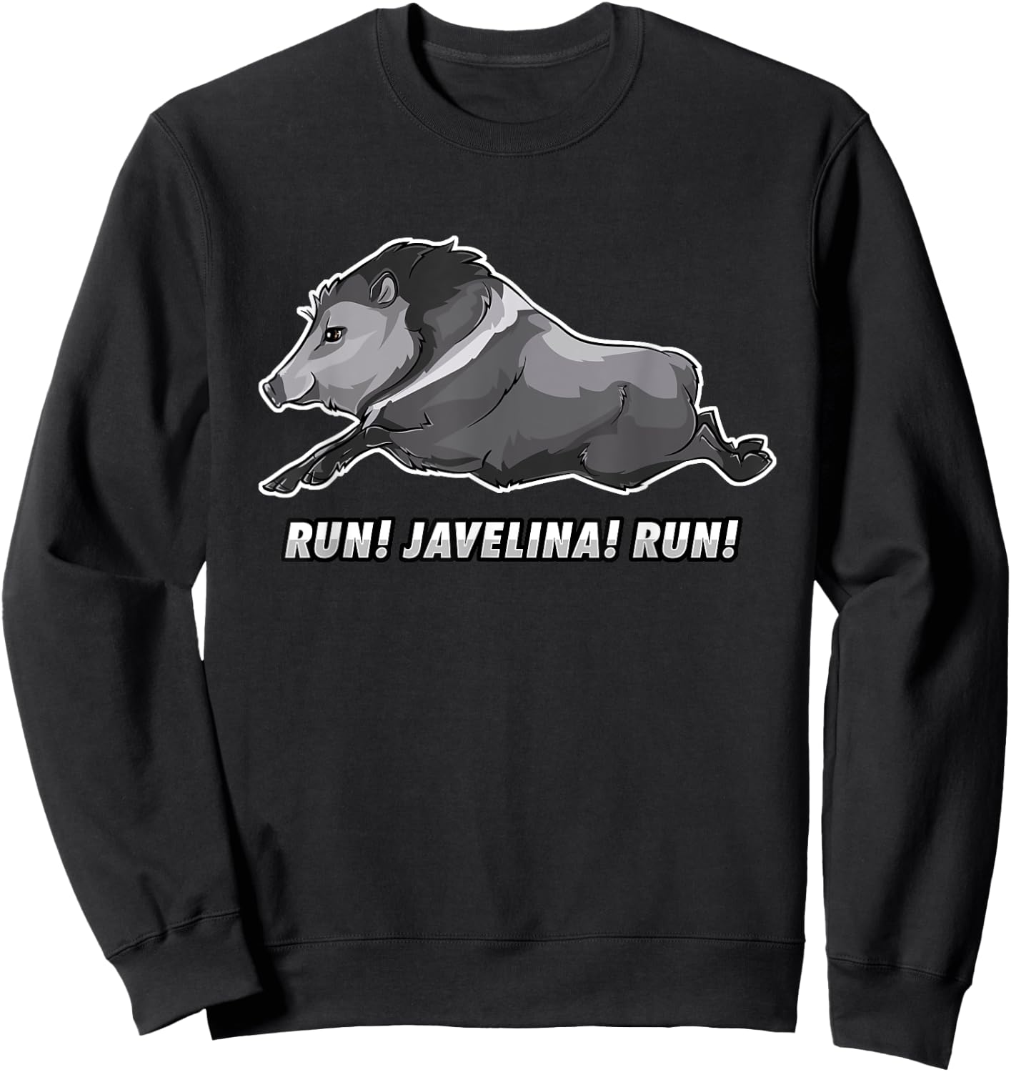 Javelina Running Sweatshirt - Sweatshirt | Black