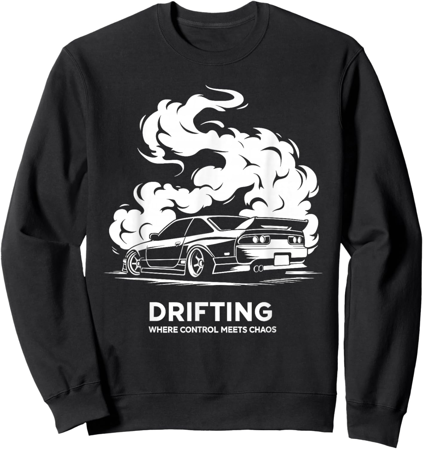 Car Drifting Racing Race Car Motorsport Drift Racing Sweatshirt - Sweatshirt | Black