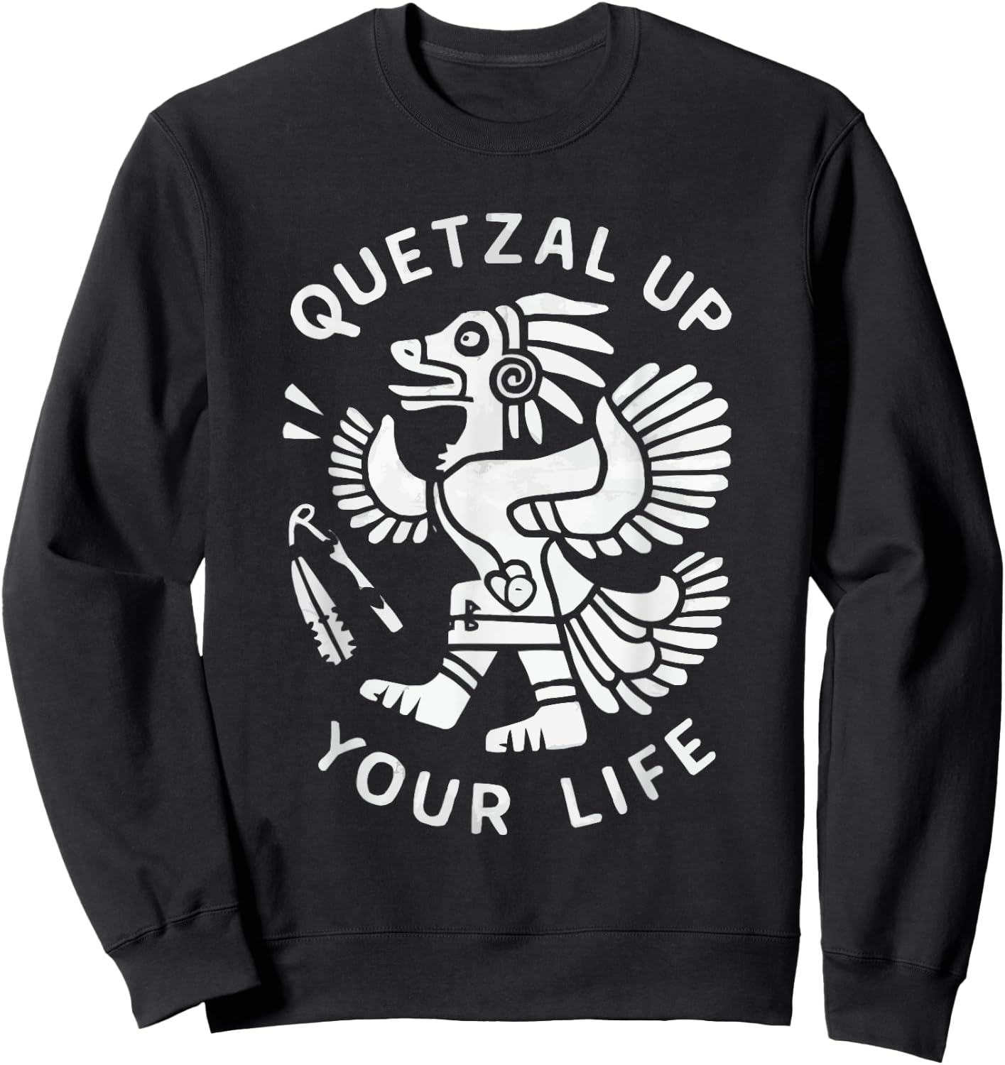 Aztec God Aztec Culture Mayan Indigenous Quetzalcoatl Sweatshirt - Sweatshirt | Black