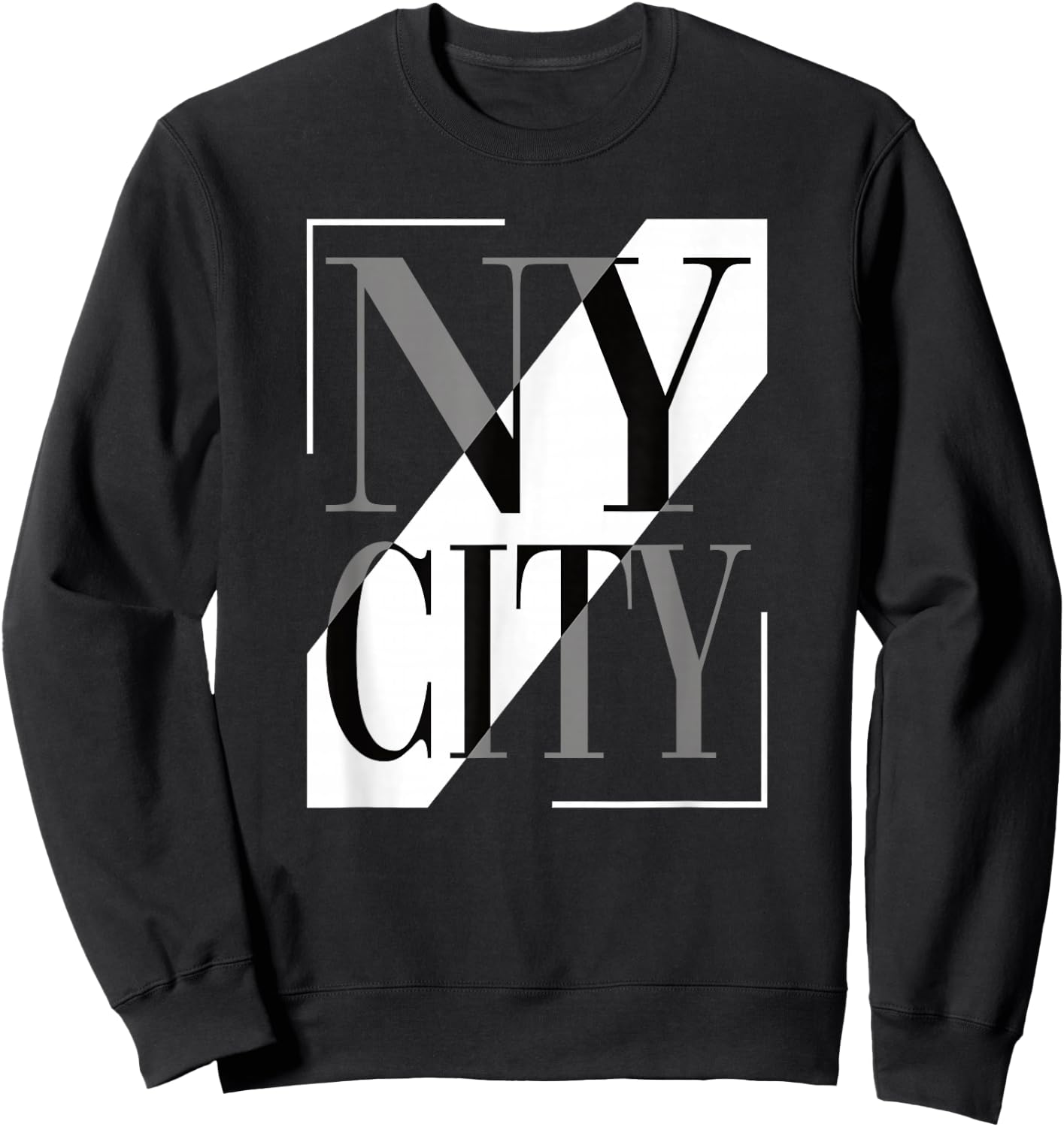 USA New York City Classic Vintage NY Sweatshirt - Sweatshirt | Black