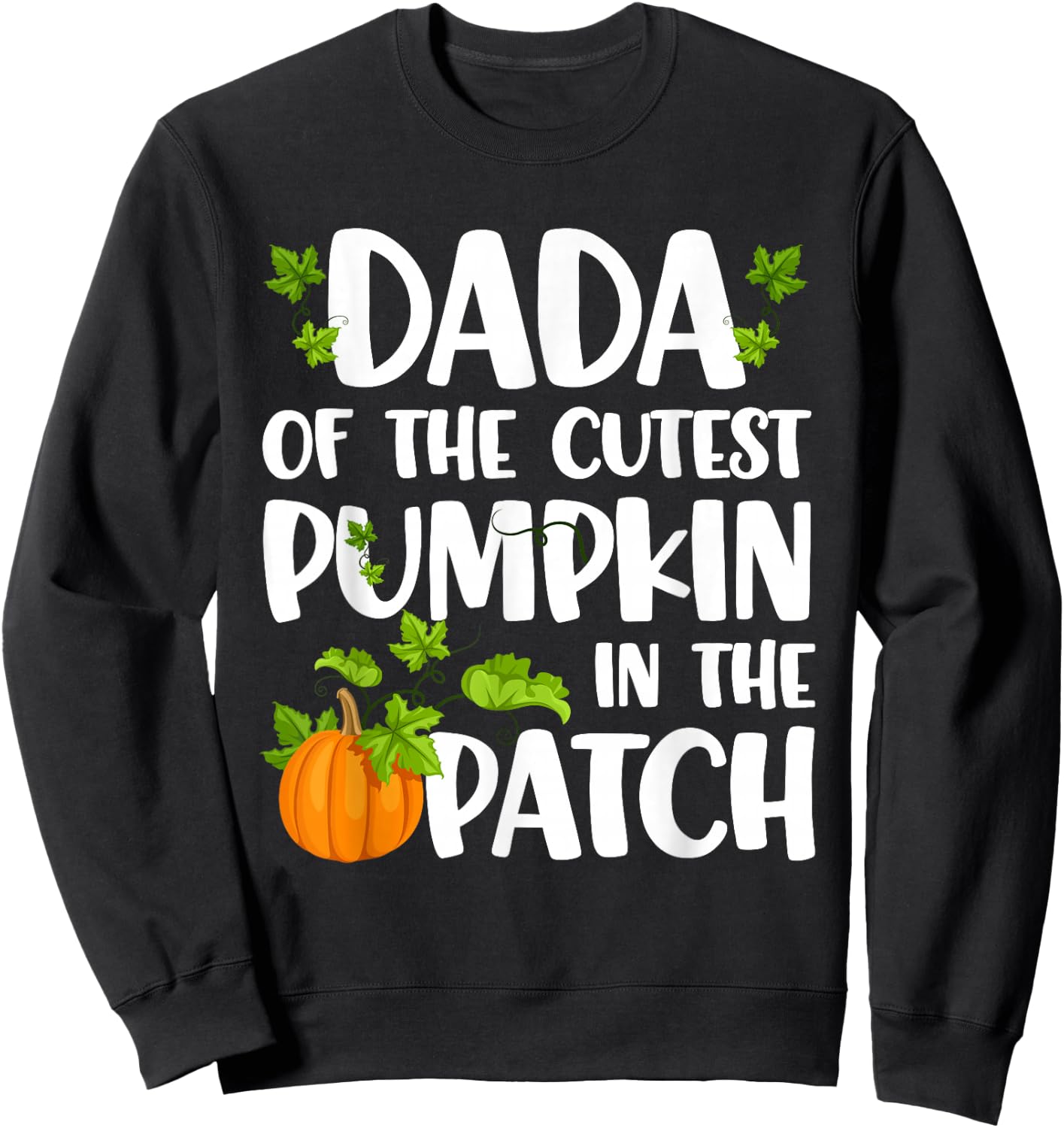 Mom Of Cutest Pumpkin In The Patch Halloween Thanksgiving Sweatshirt - Sweatshirt | Black