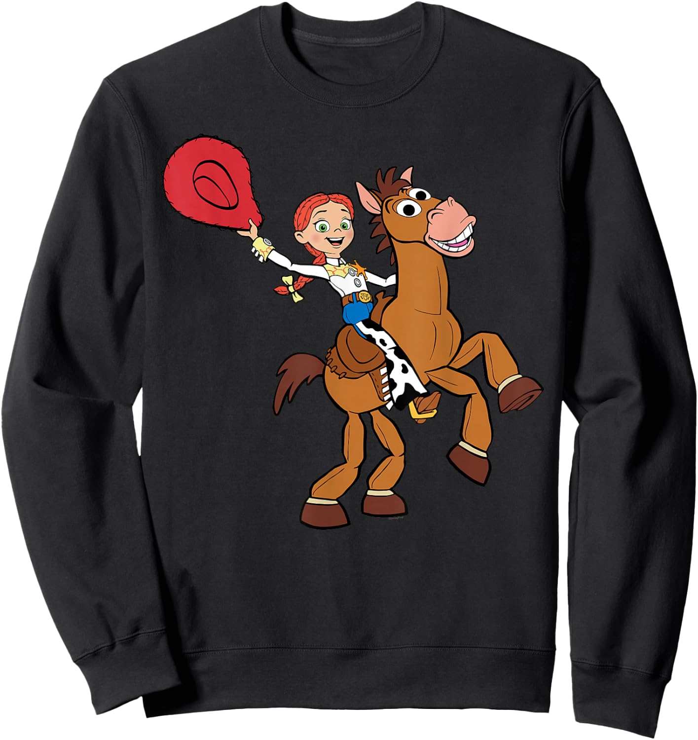Disney and Pixar's Toy Story 5 Sheriff Jessie Bullseye Ride Sweatshirt - Sweatshirt | Black