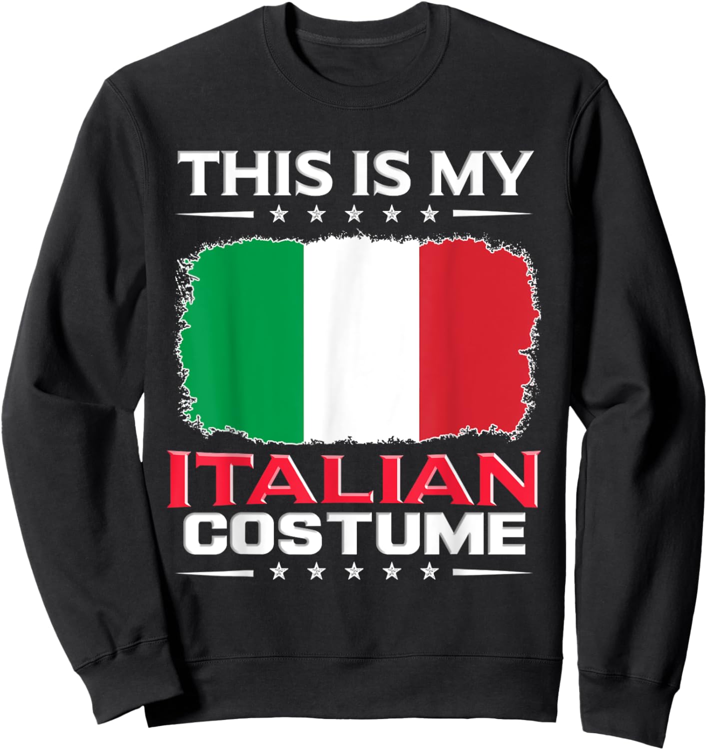 Das ist mein italienisches Kostüm Italy , black Sweatshirt - Sweatshirt | Black