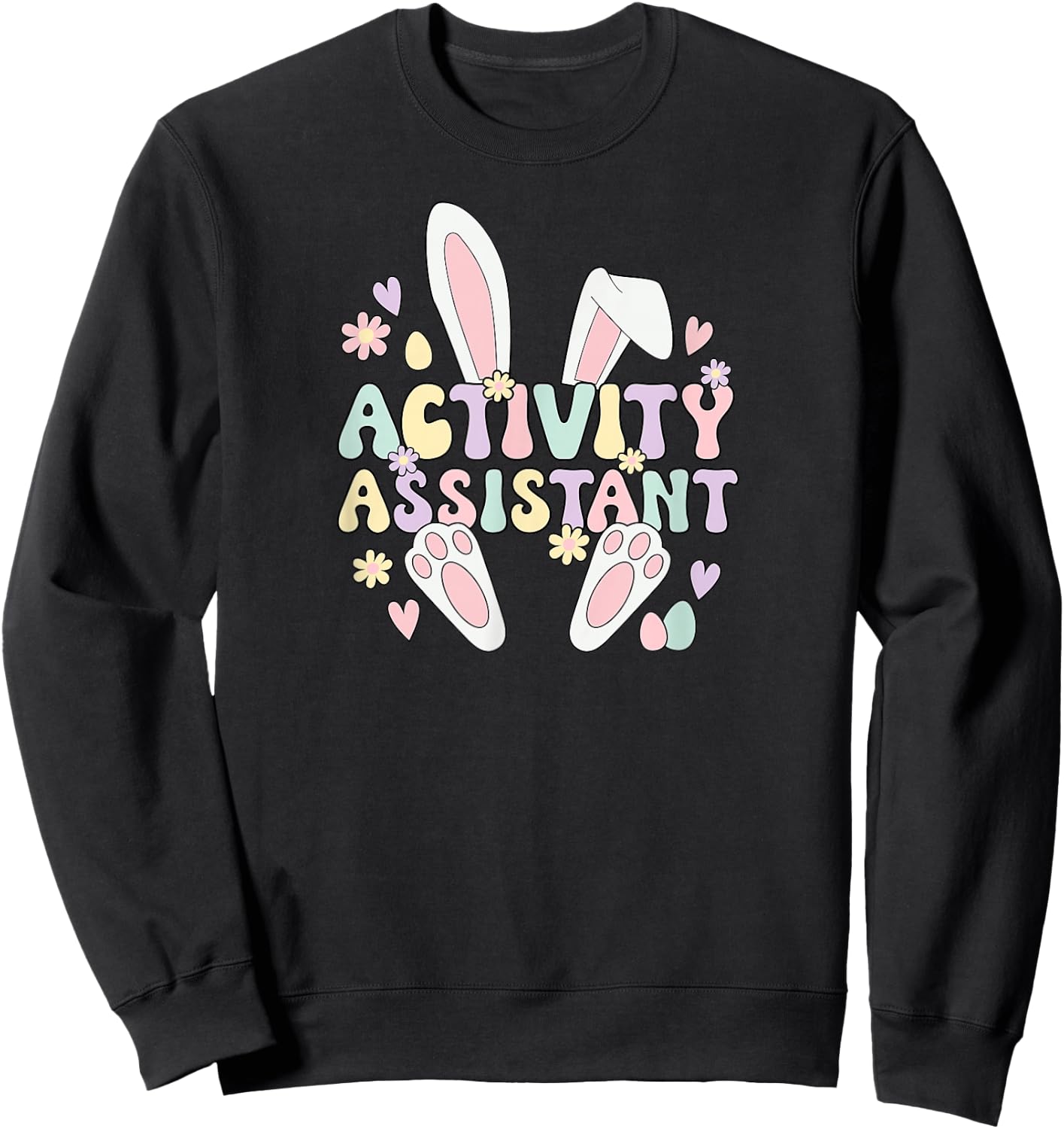 Activity Assistant Easter Bunny Activity Assistant Sweatshirt - Sweatshirt | Black
