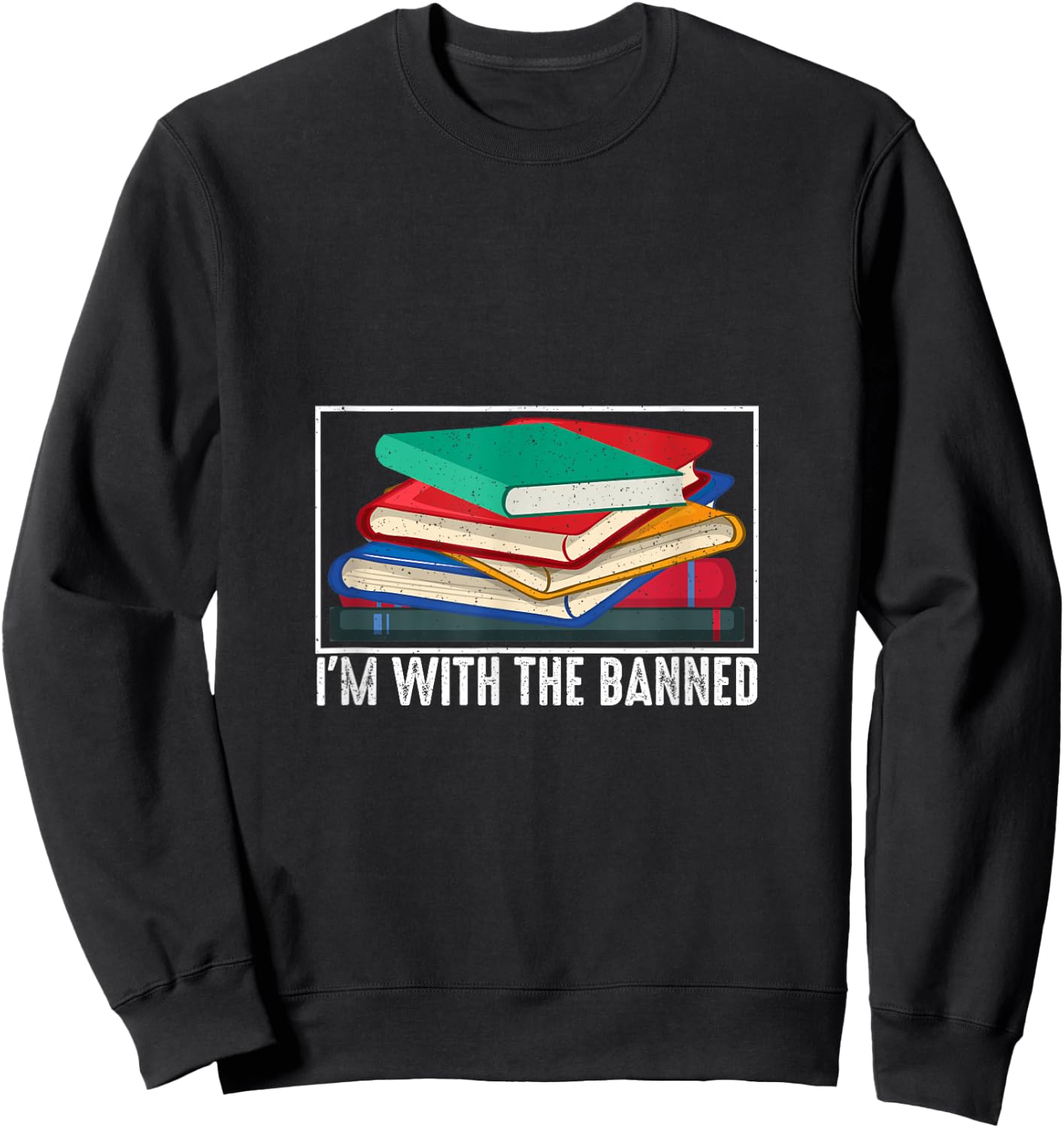 Reading Book Lover Literacy Librarian Books Sweatshirt - Sweatshirt | Black