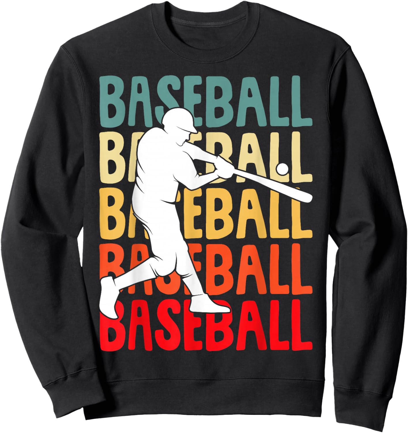 Baseball Men Children Boys Sweatshirt - Sweatshirt | Black