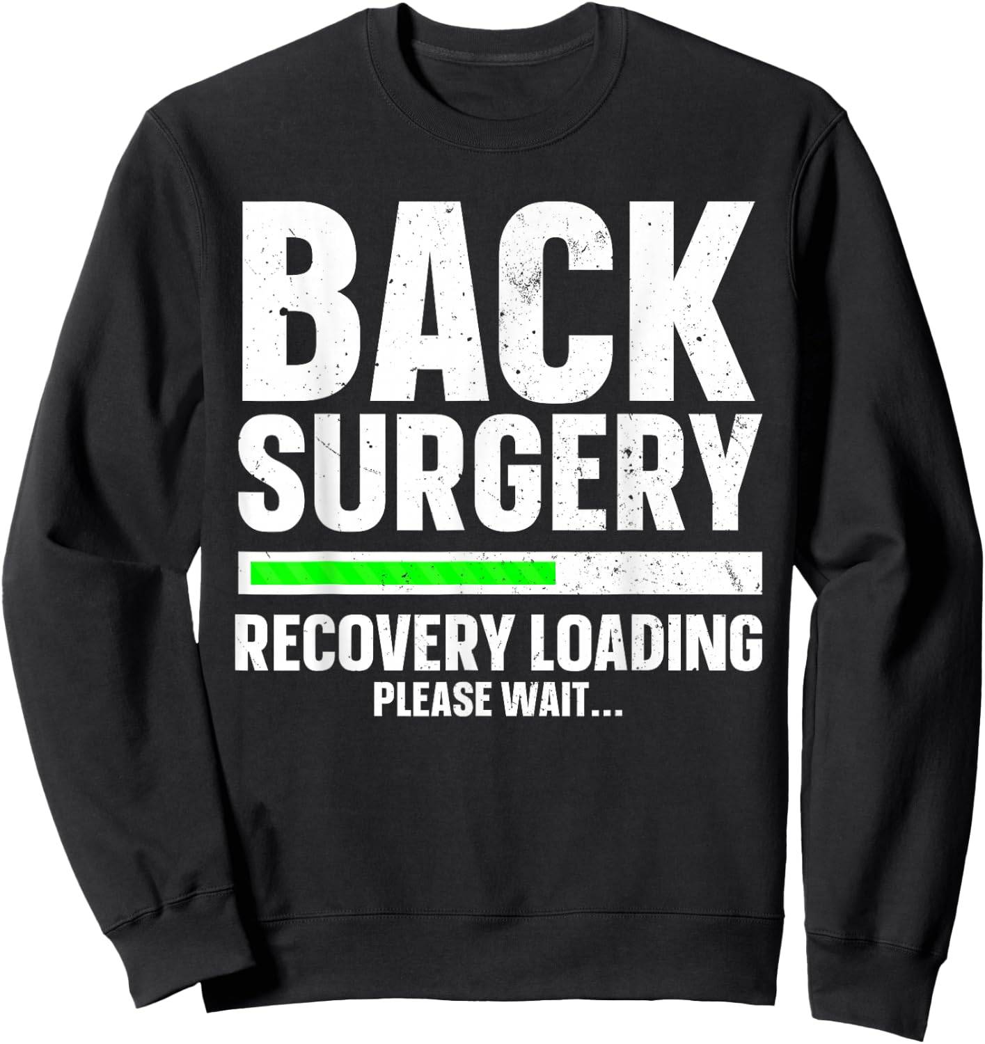 Back Surgery Design Women Post Back Surgery Recovery Sweatshirt - Sweatshirt | Black