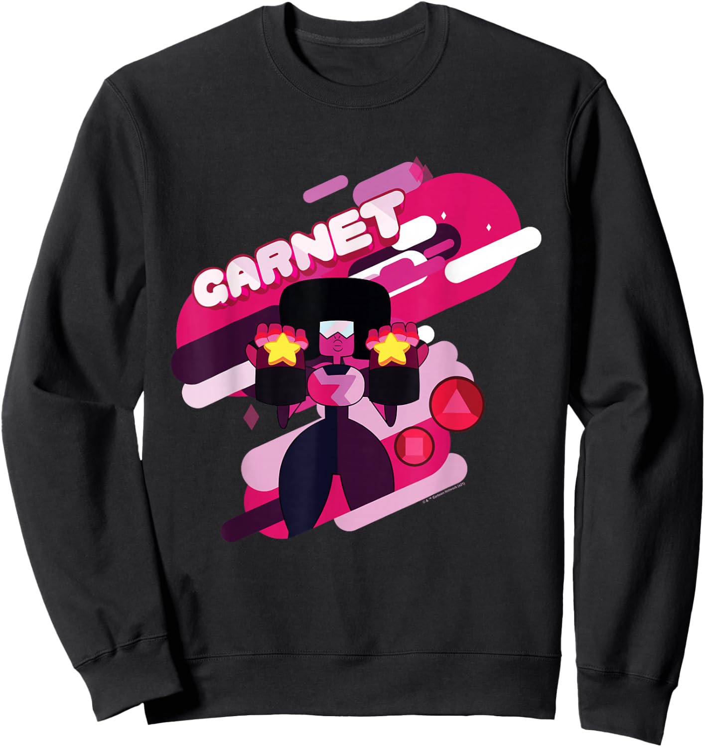 Steven Universe Garnet Power Sweatshirt - Sweatshirt | Black