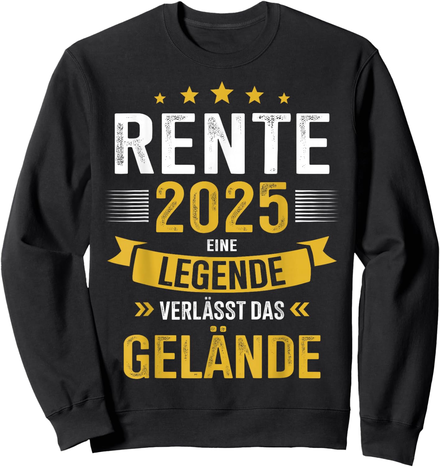 Legend Leaves Terrain for Retired Pensioners - Men & Women - Adult - Black - S Sweatshirt - Sweatshirt | Black