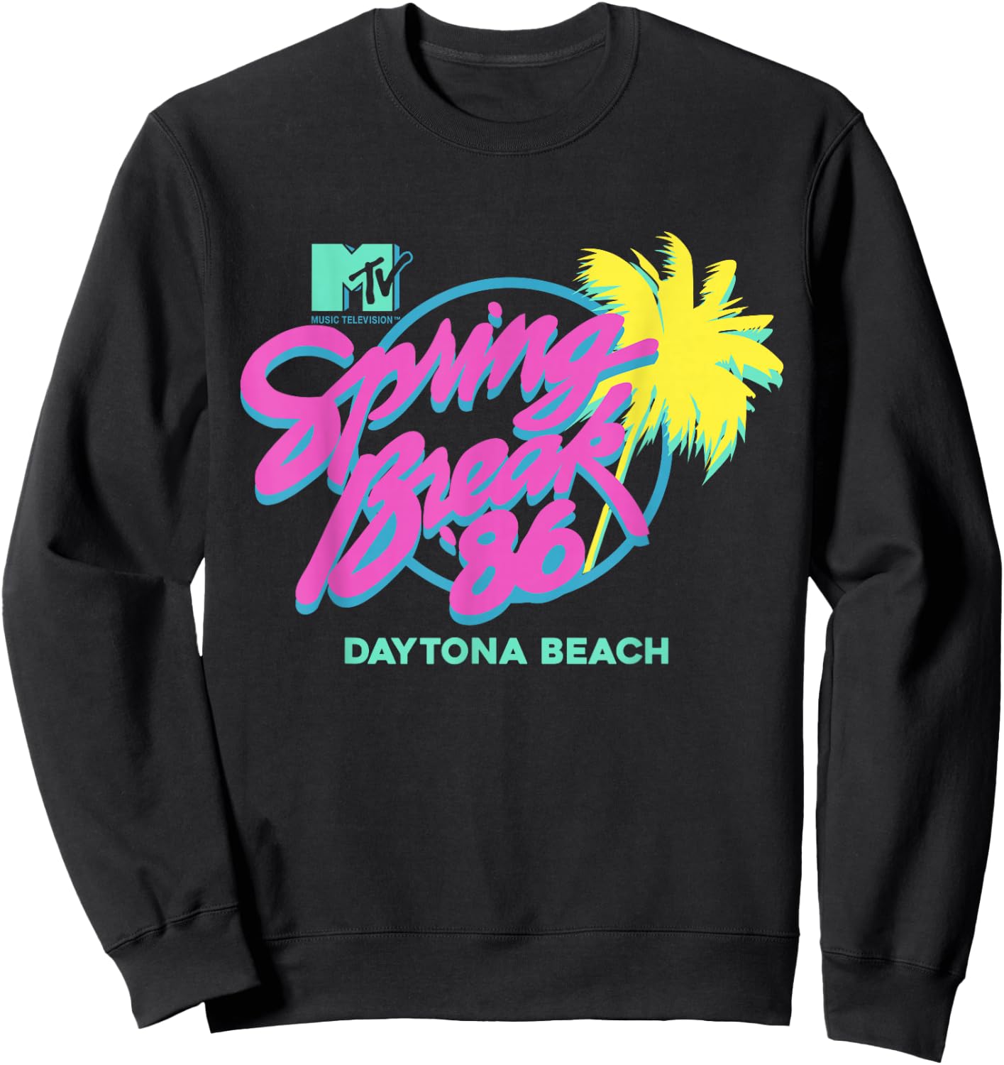 MTV - Spring Break 86 Sweatshirt - Sweatshirt | Black