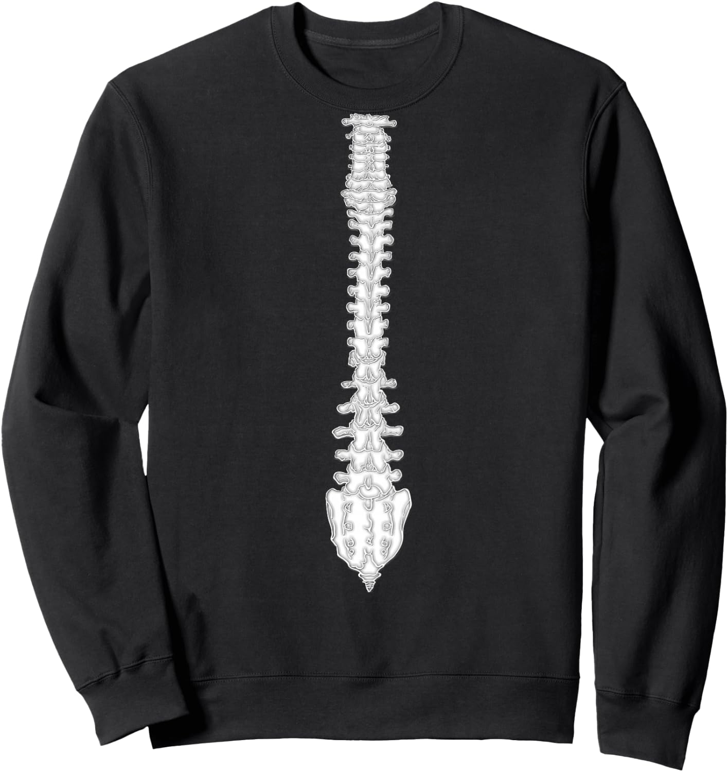 Chiropractor Spine | (Image Is On Back) T Shirt Sweatshirt - Sweatshirt | Black