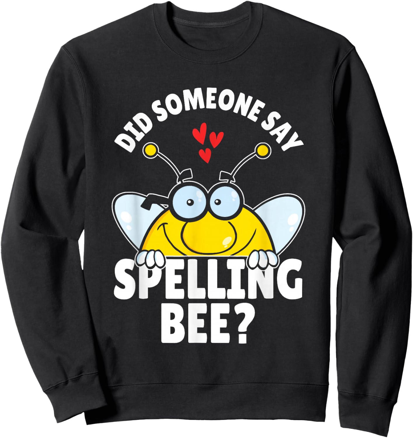 Spelling Bee Competition Word Speller School Spelling Bee Sweatshirt - Sweatshirt | Black
