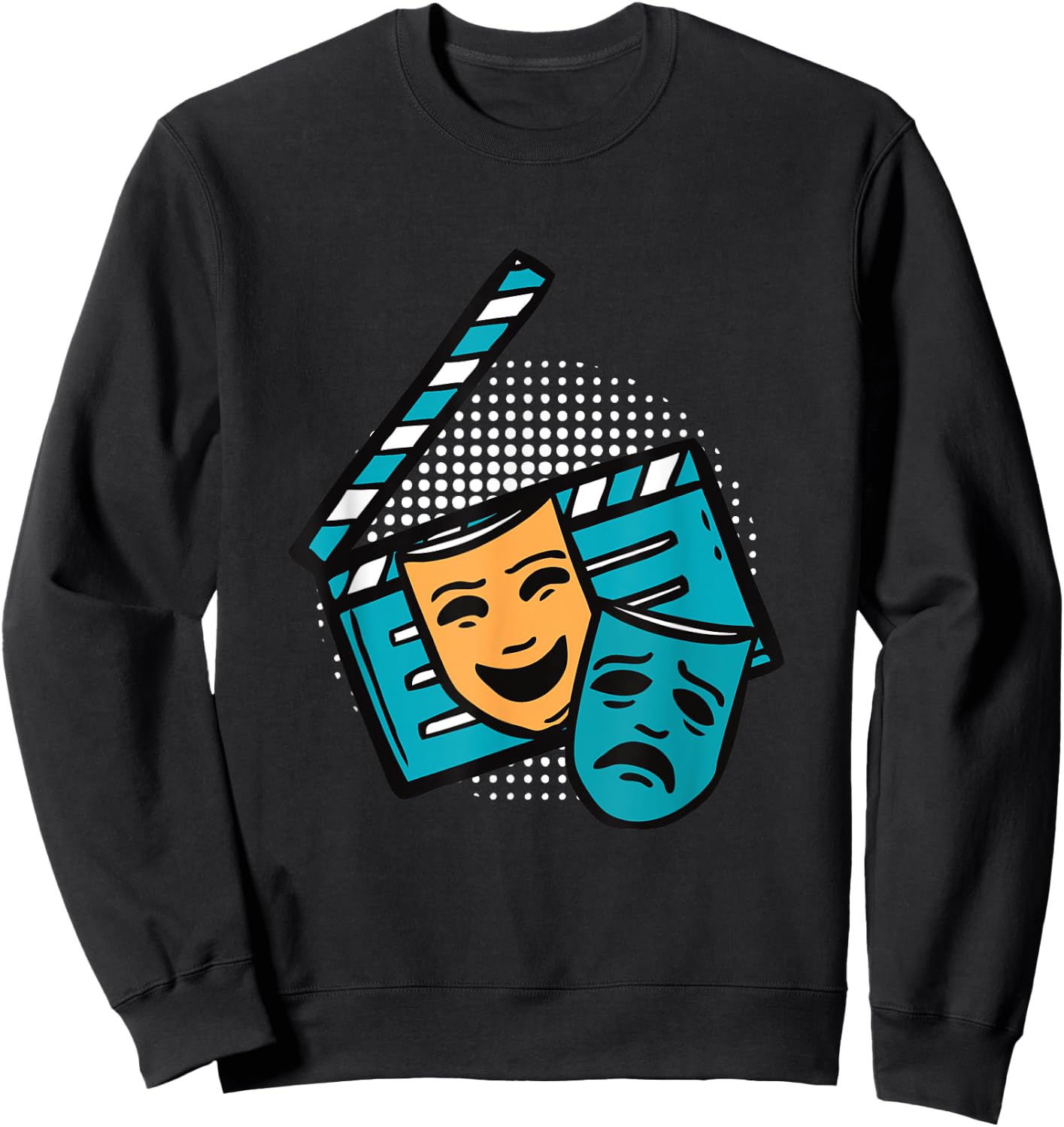 Acting Clapperboard Theatre Actor Film actress Sweatshirt - Sweatshirt | Black