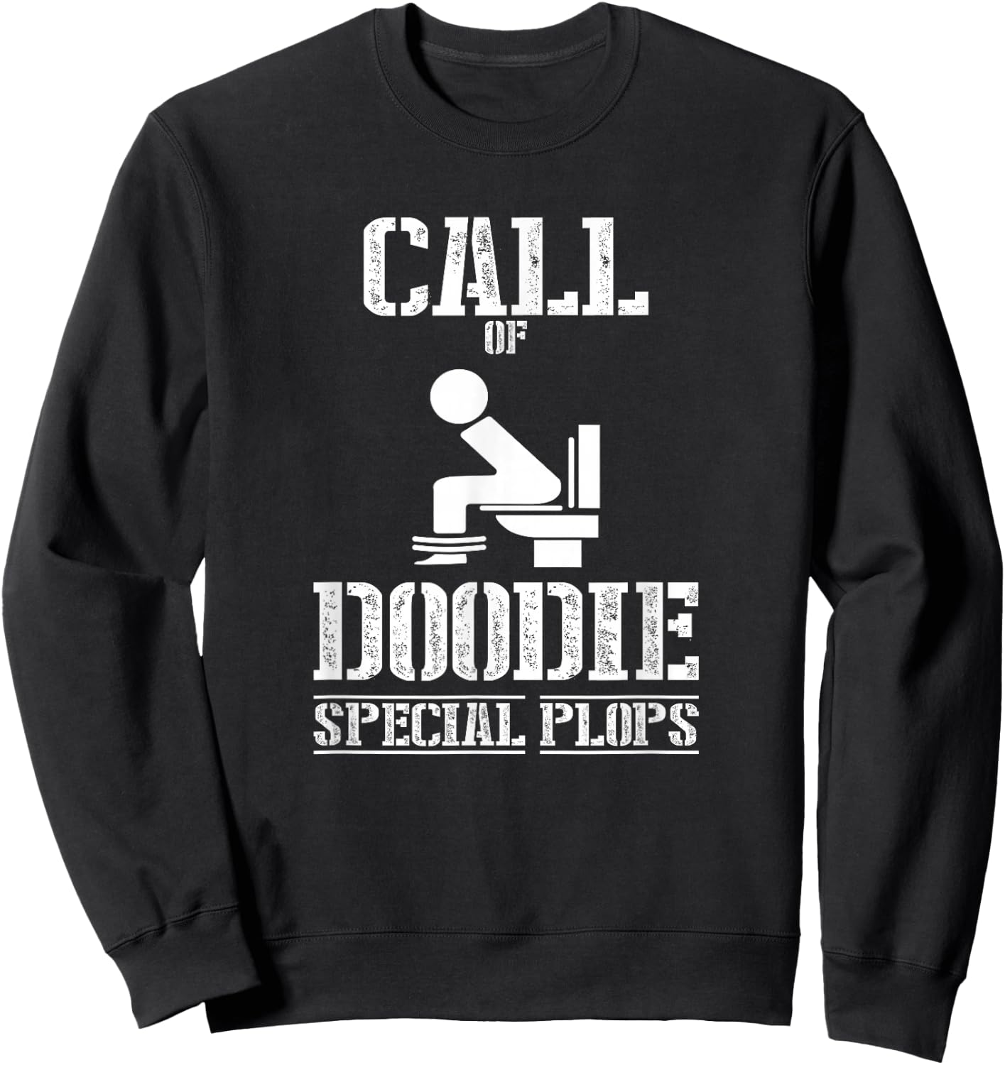 Call Of Doodie Special Plops Duty Sweatshirt - Sweatshirt | Black