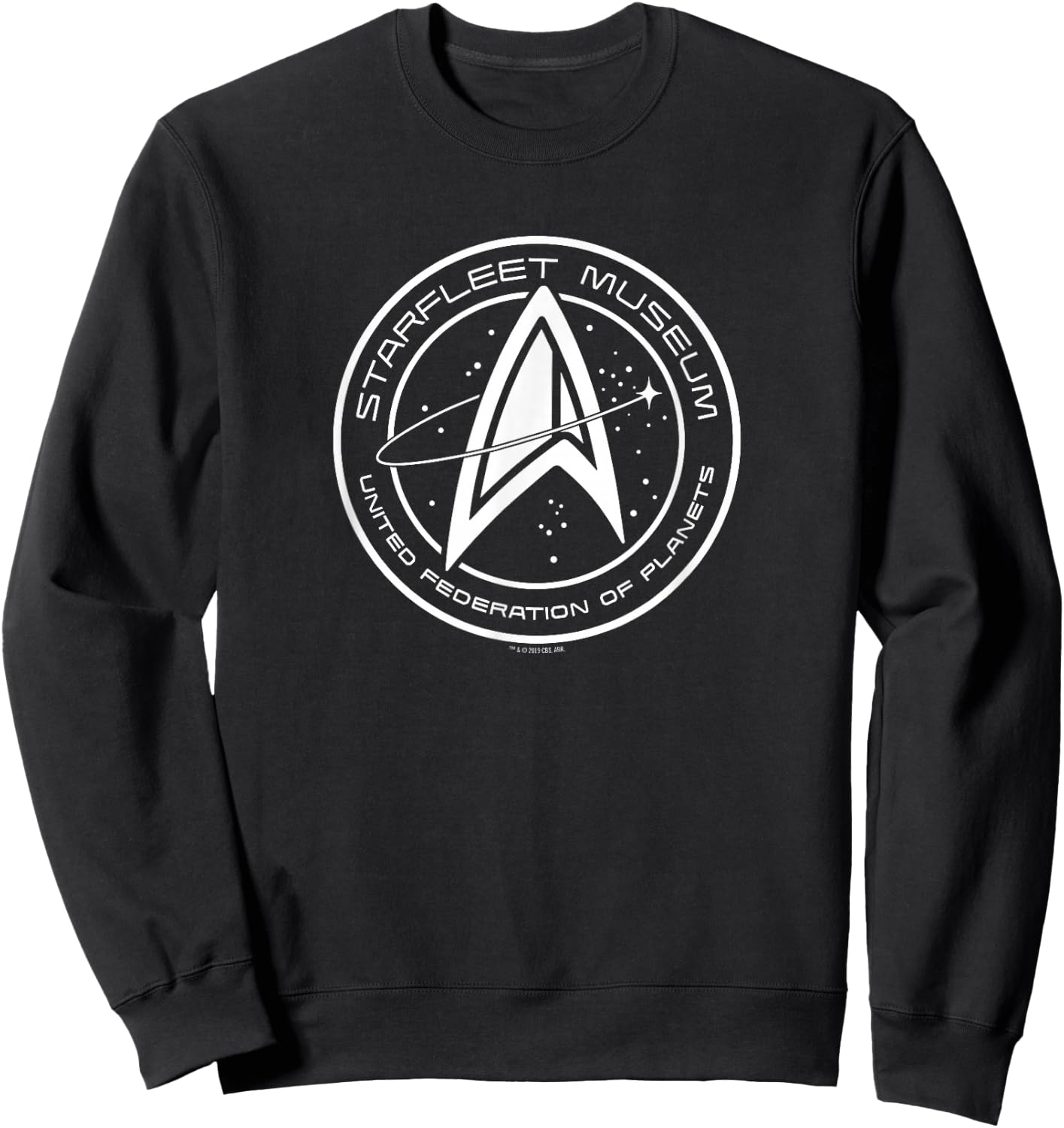 Star Trek Museum Starfleet , Black Sweatshirt - Sweatshirt | Black