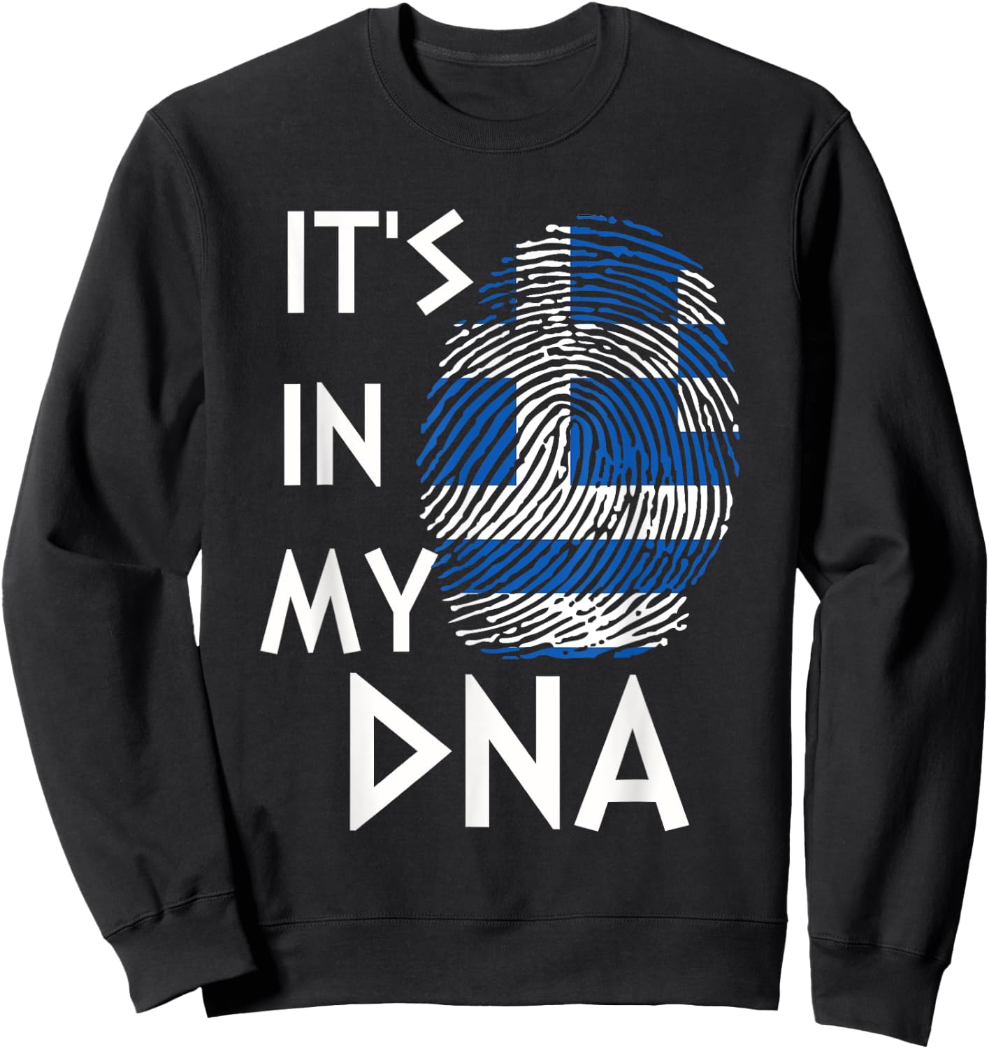 Griechisches Hemd Rhodes Athen Griechenland Hellas Santorini Sparta Sweatshirt - Sweatshirt | Black