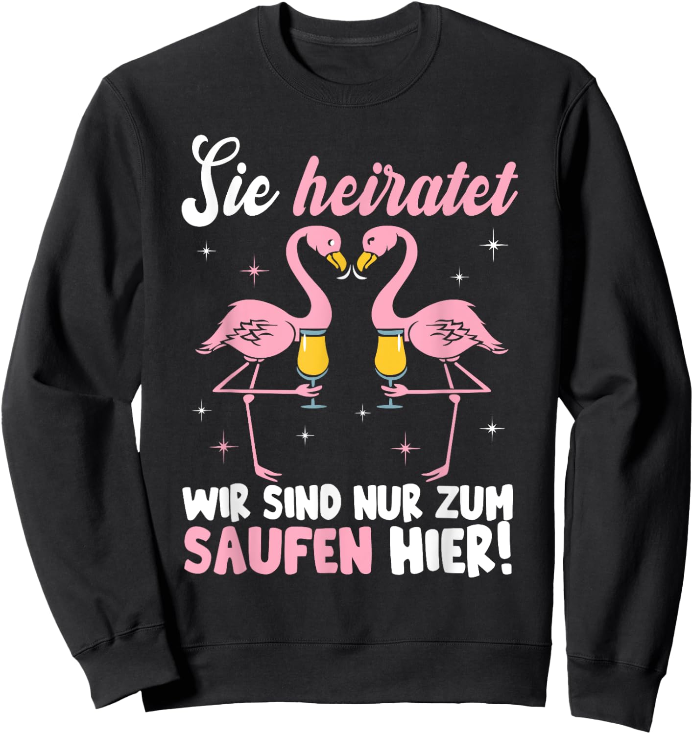 Women's Team Bride Outfit JGA Women Hen Night , black Sweatshirt - Sweatshirt | Black